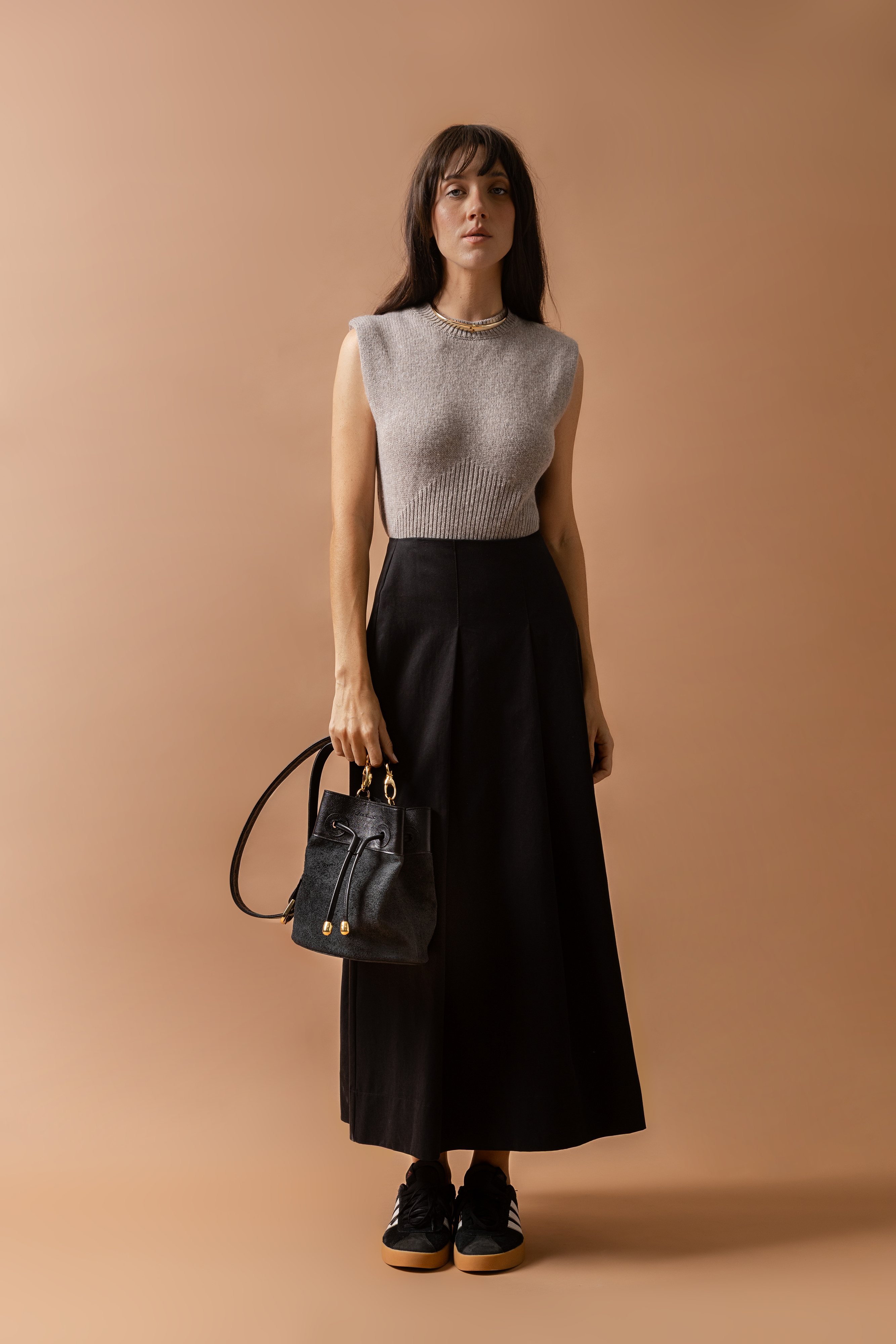 Bolsa 'Cora' Couro - Black