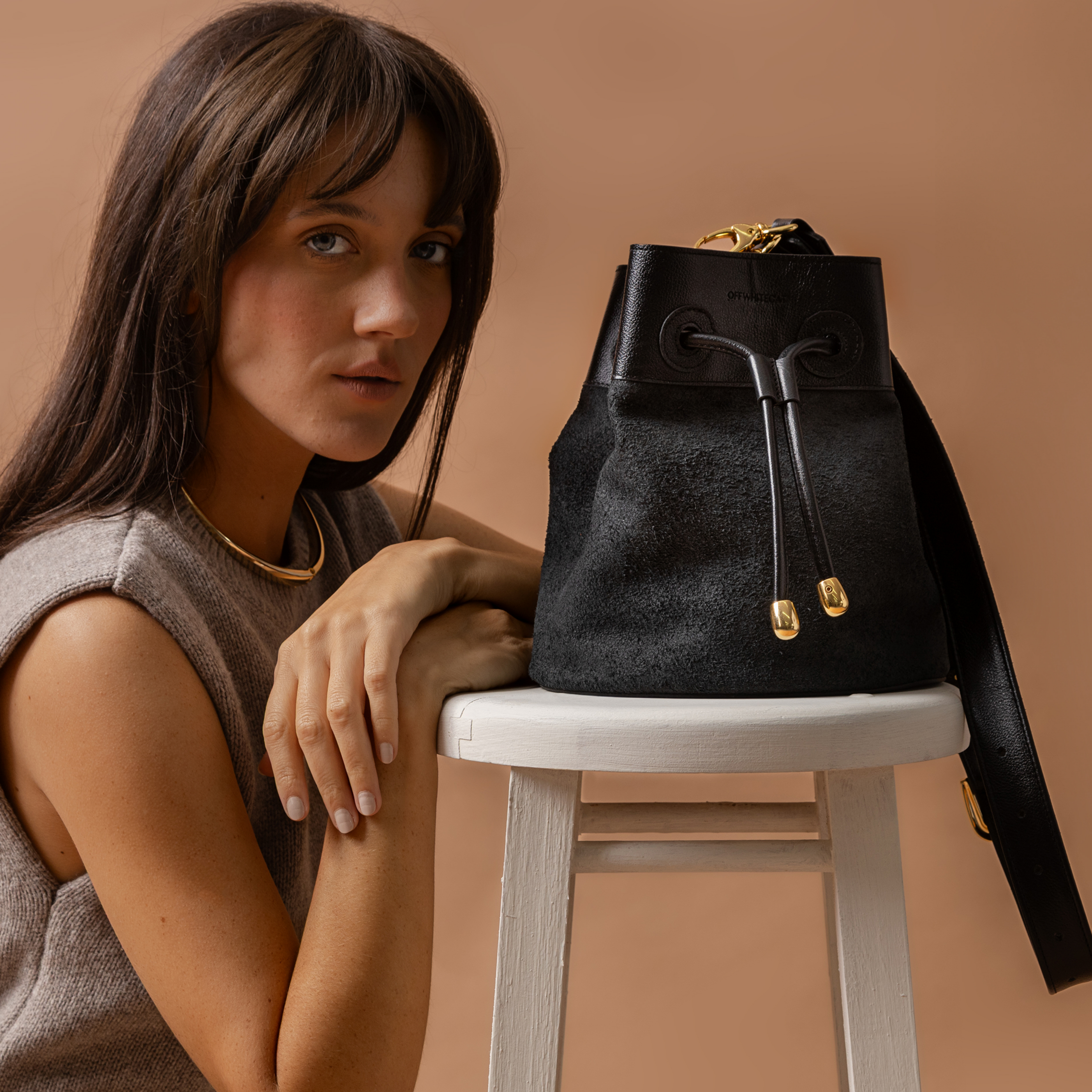 Bolsa 'Cora' Couro - Black