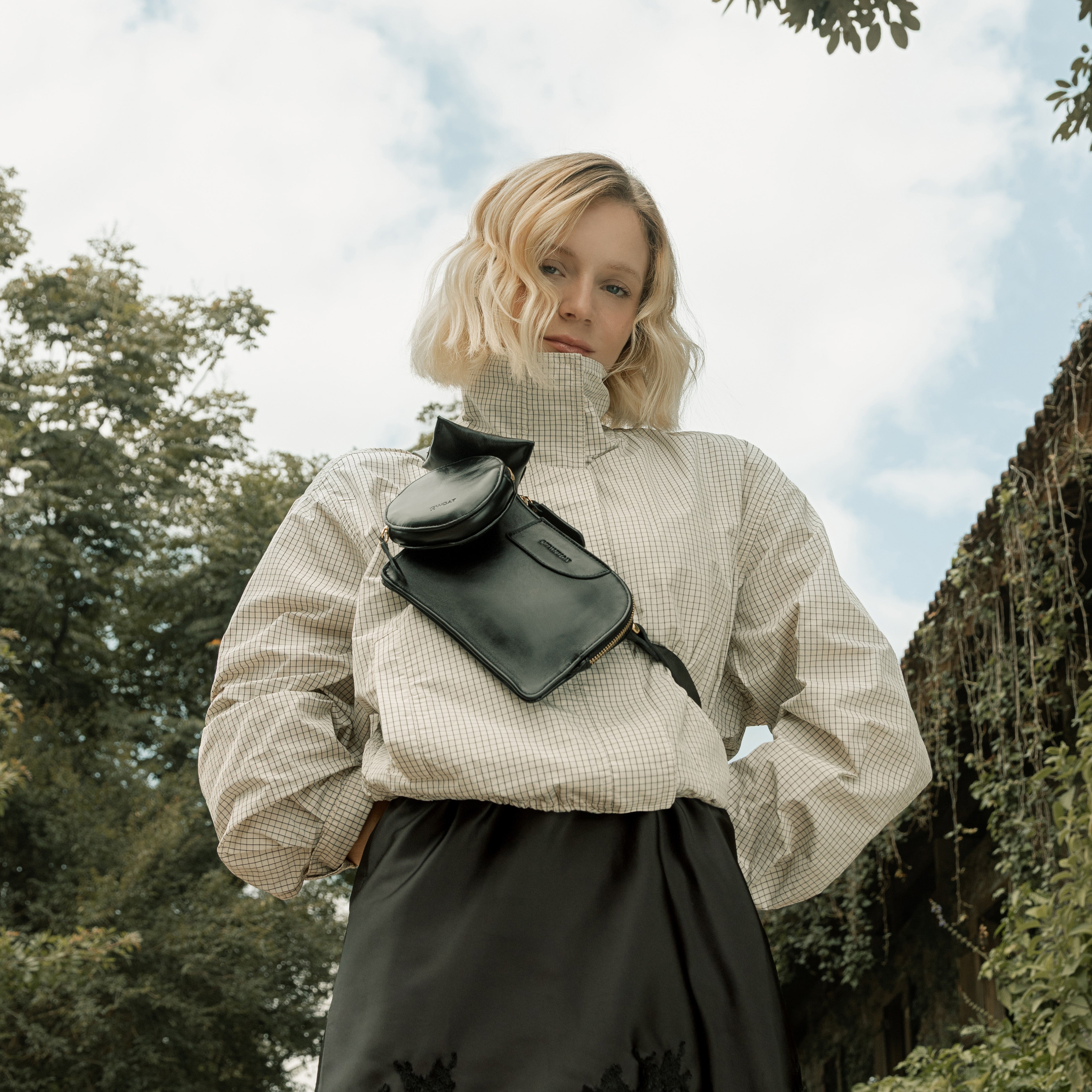 Bolsa 'Ayla' Couro Black