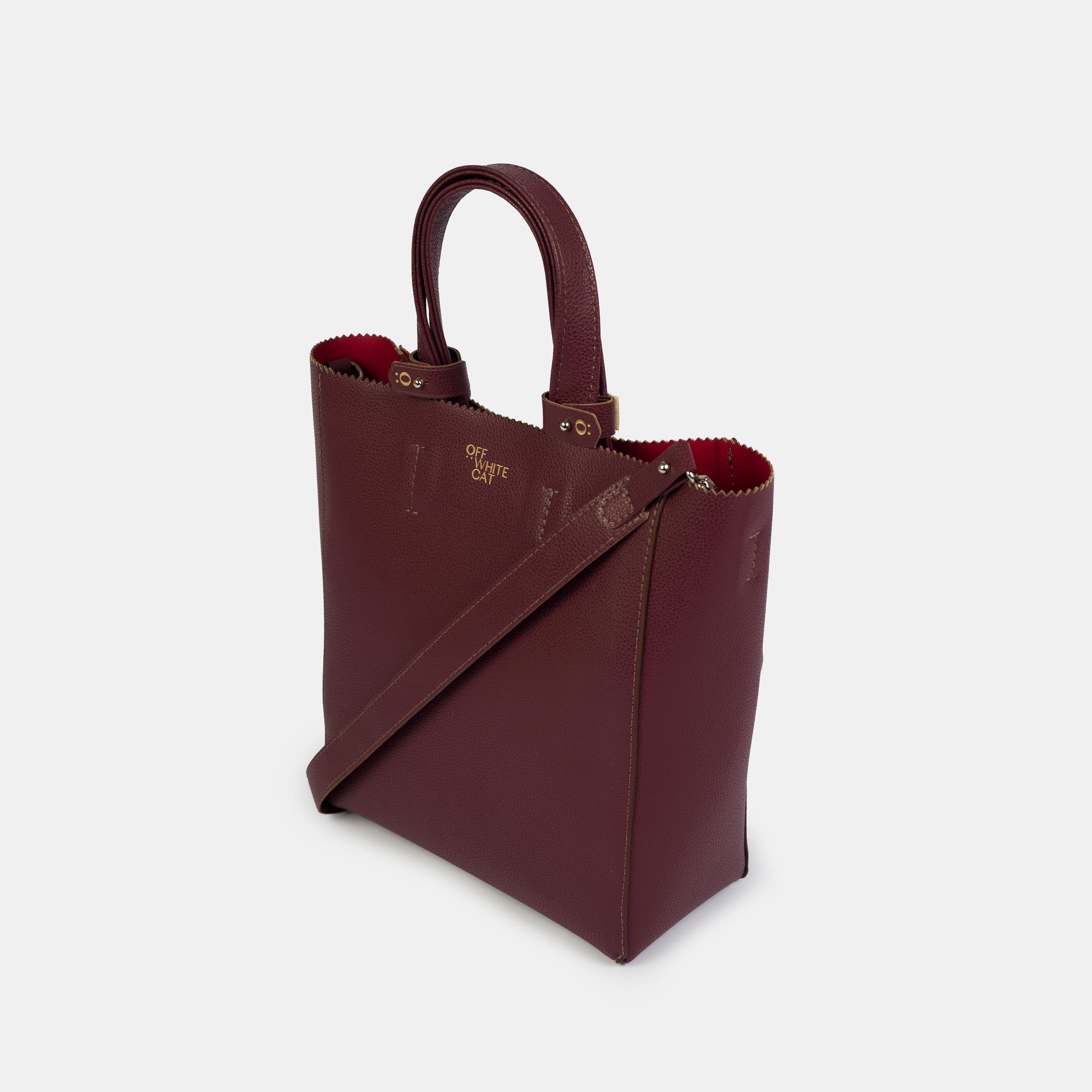 Bolsa 'Mini Tess' Bordeaux