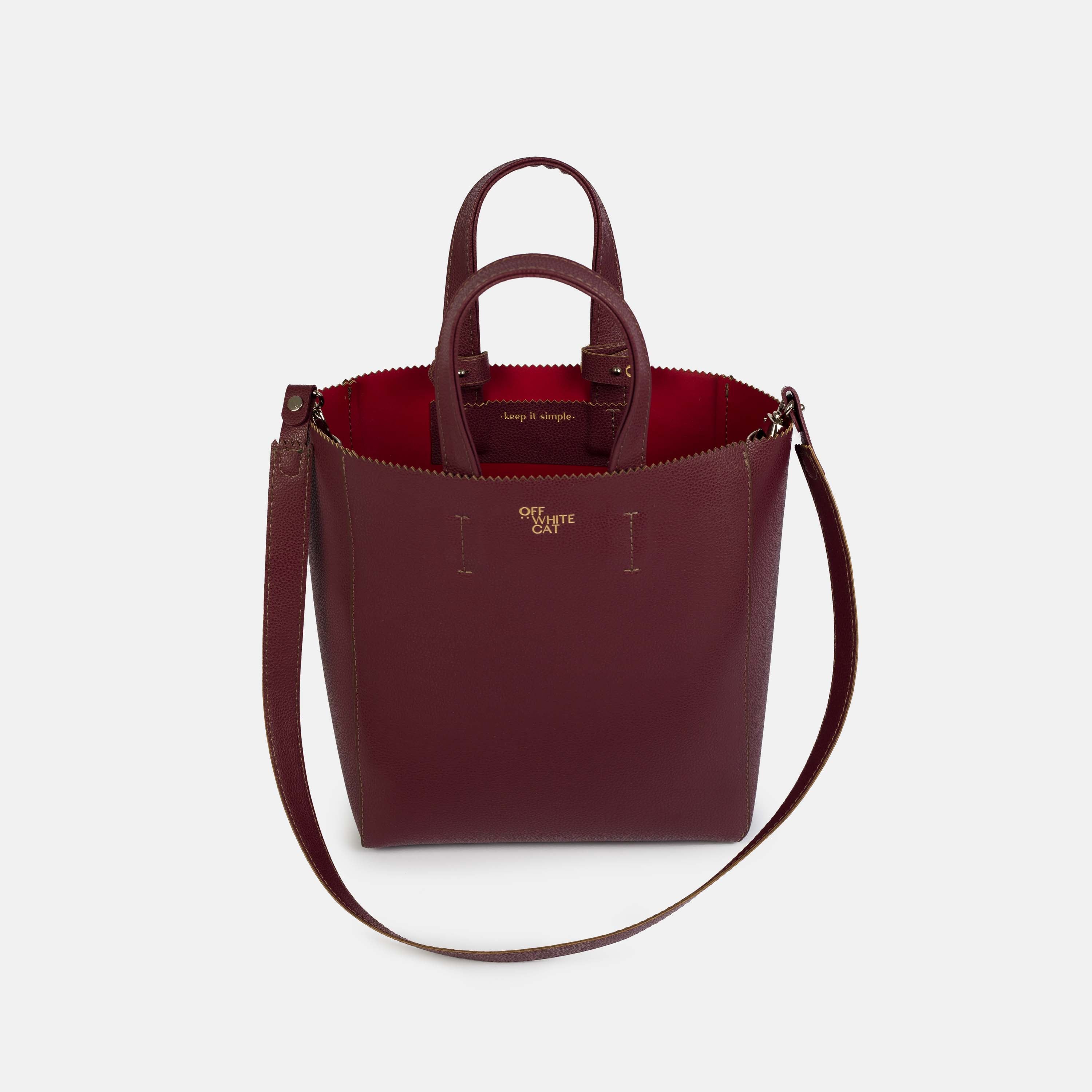 Bolsa 'Mini Tess' Bordeaux