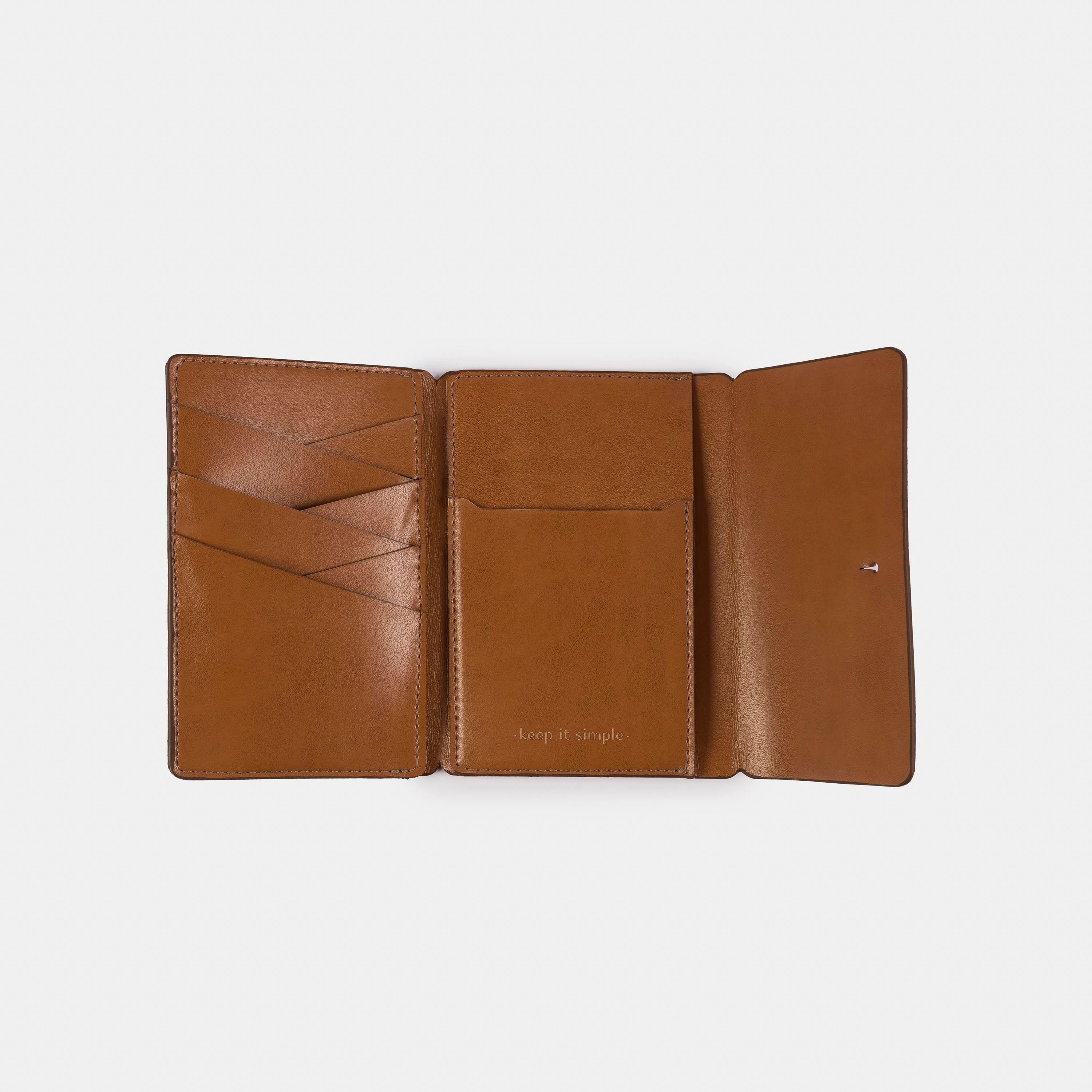 Carteira 'Cassi' Natural-Off White Cat-