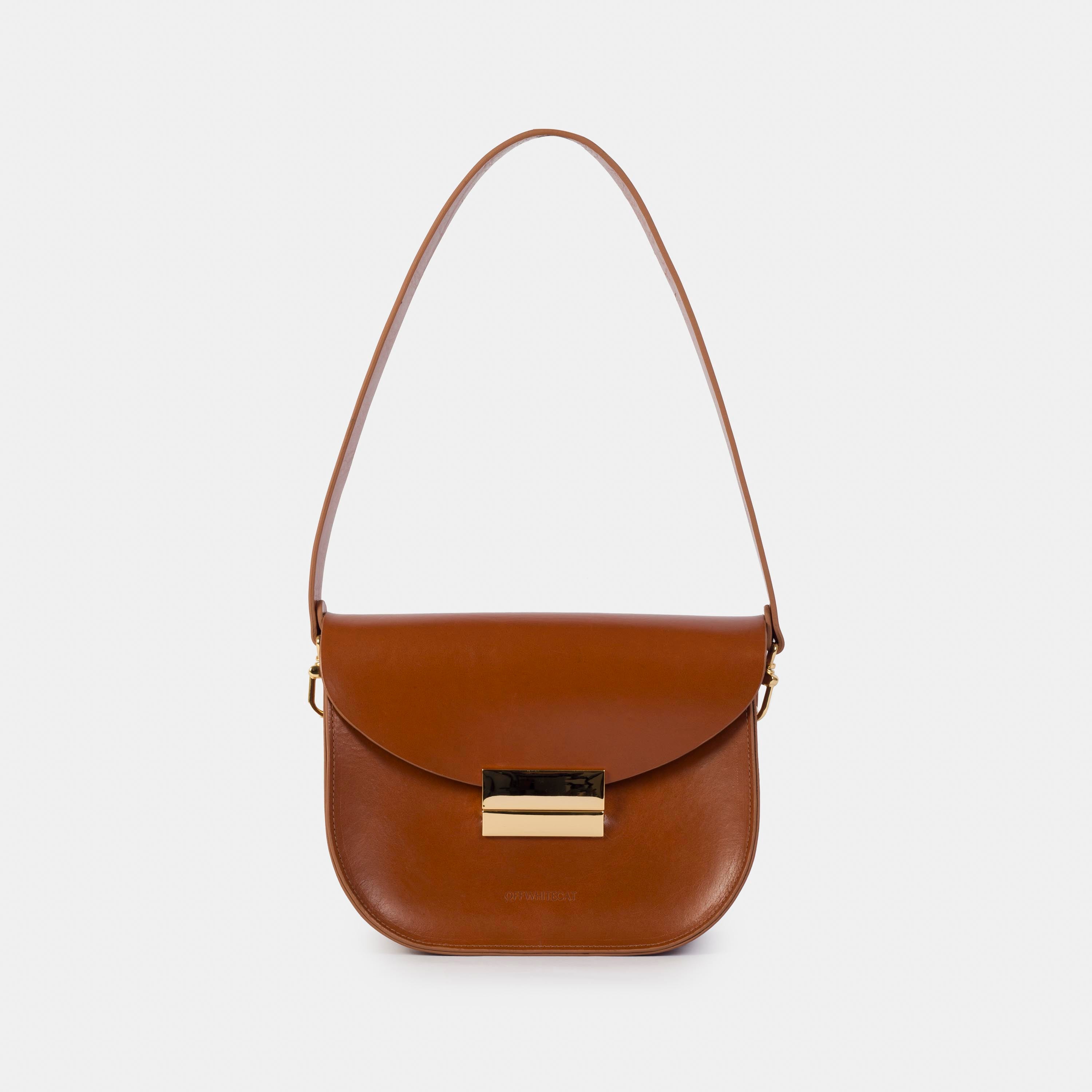 Bolsa 'Vic' Couro - Rust