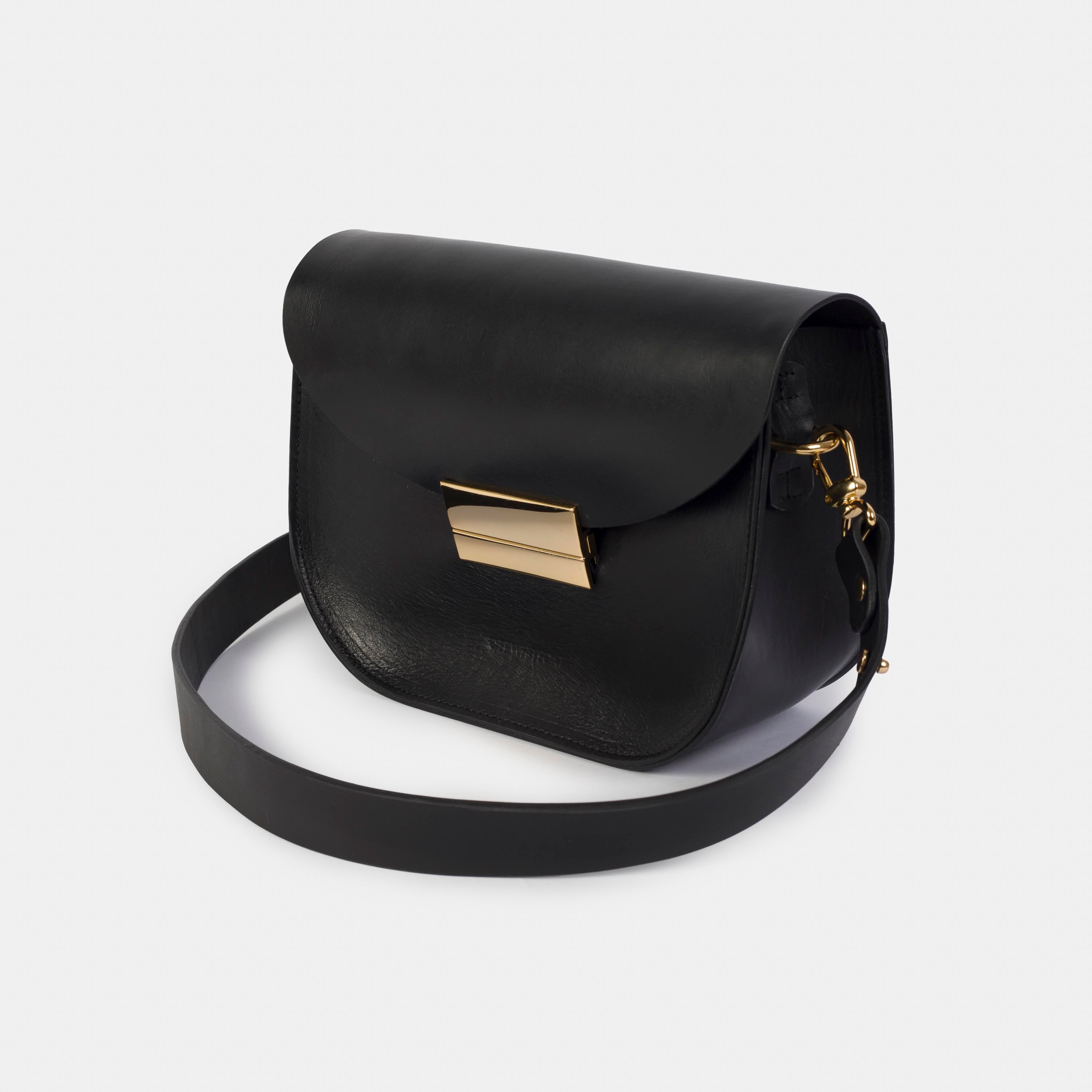Bolsa 'Vic' Couro - Black