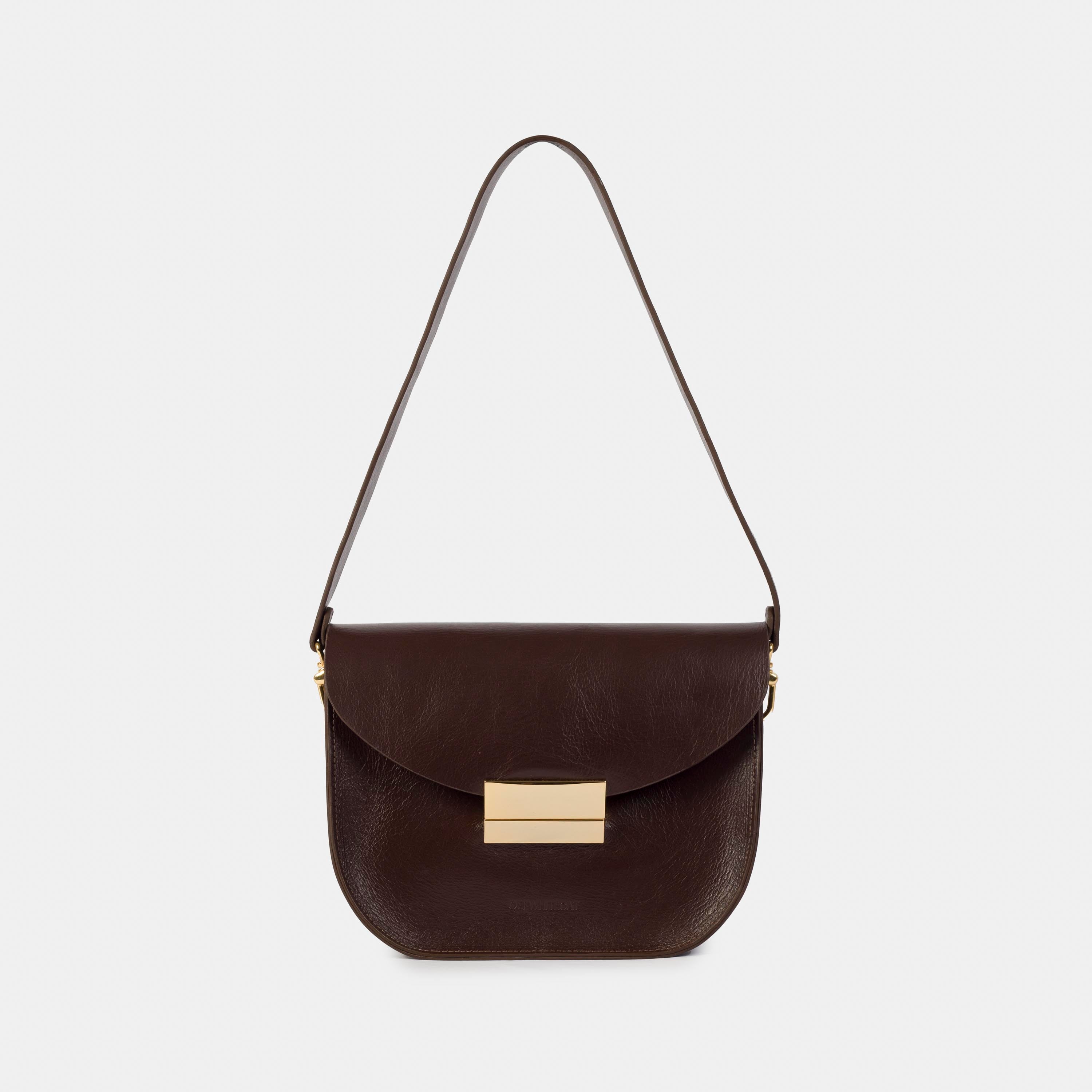 Bolsa 'Vic' Couro - Espresso