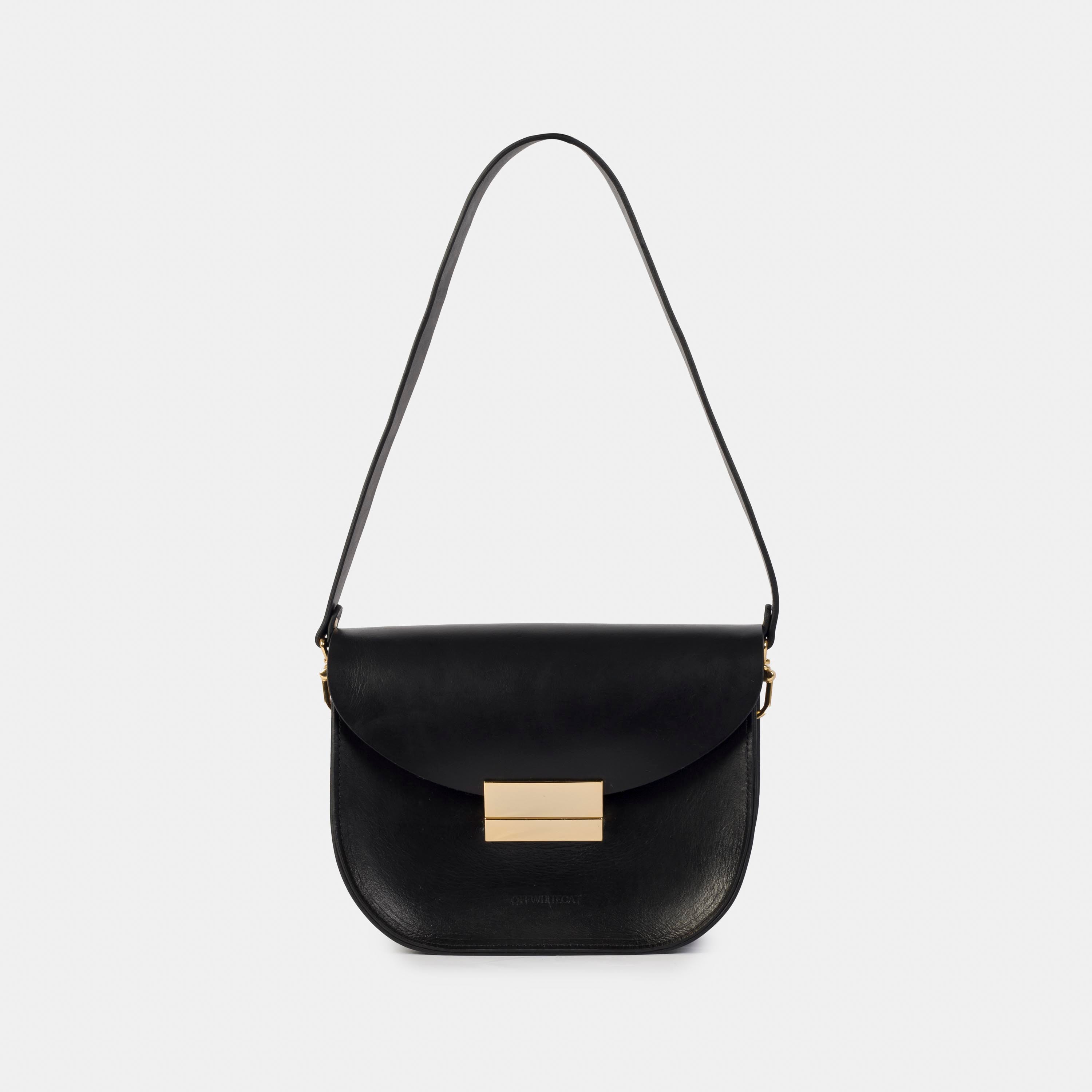 Bolsa 'Vic' Couro - Black