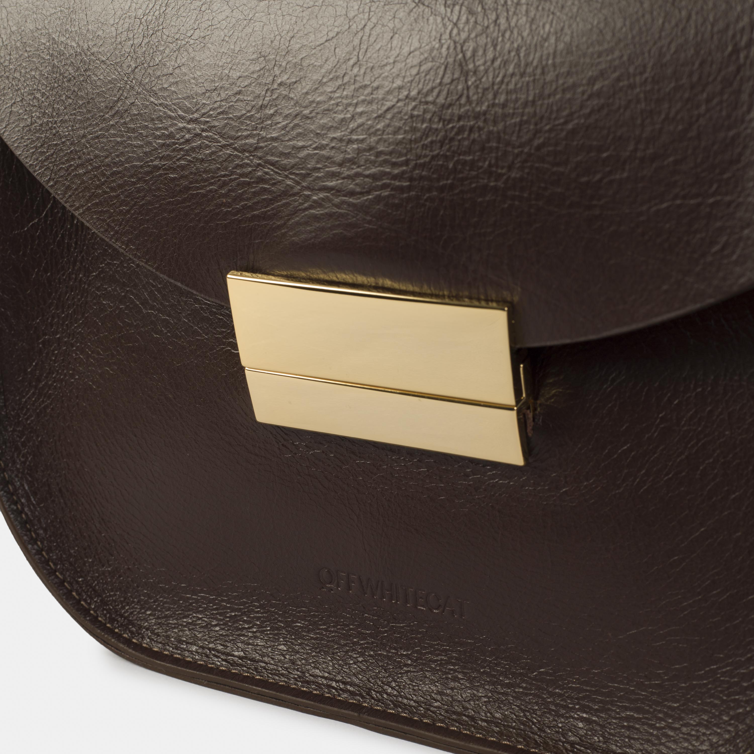 Bolsa 'Vic' Couro - Espresso