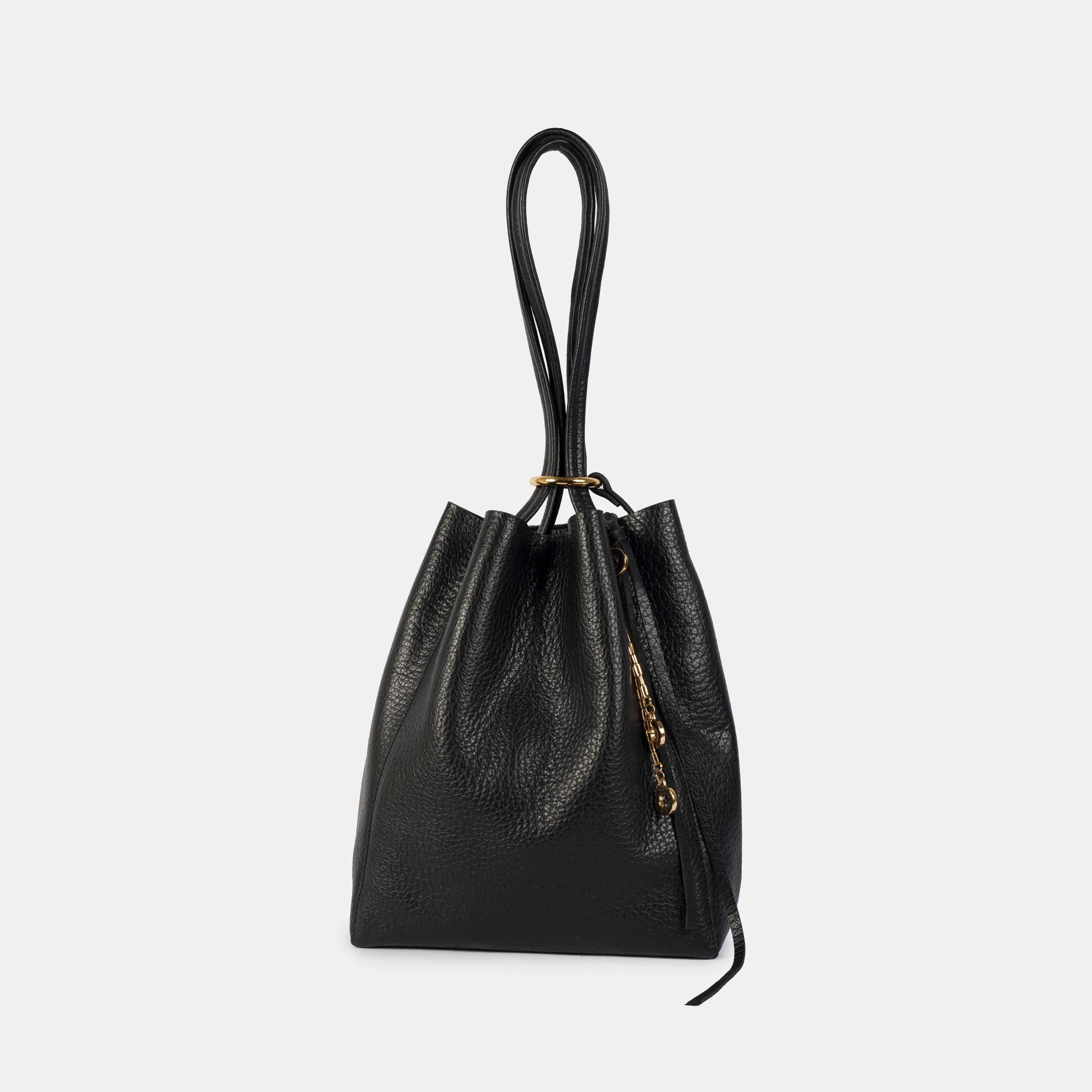 Bolsa 'Meg' Couro - Black