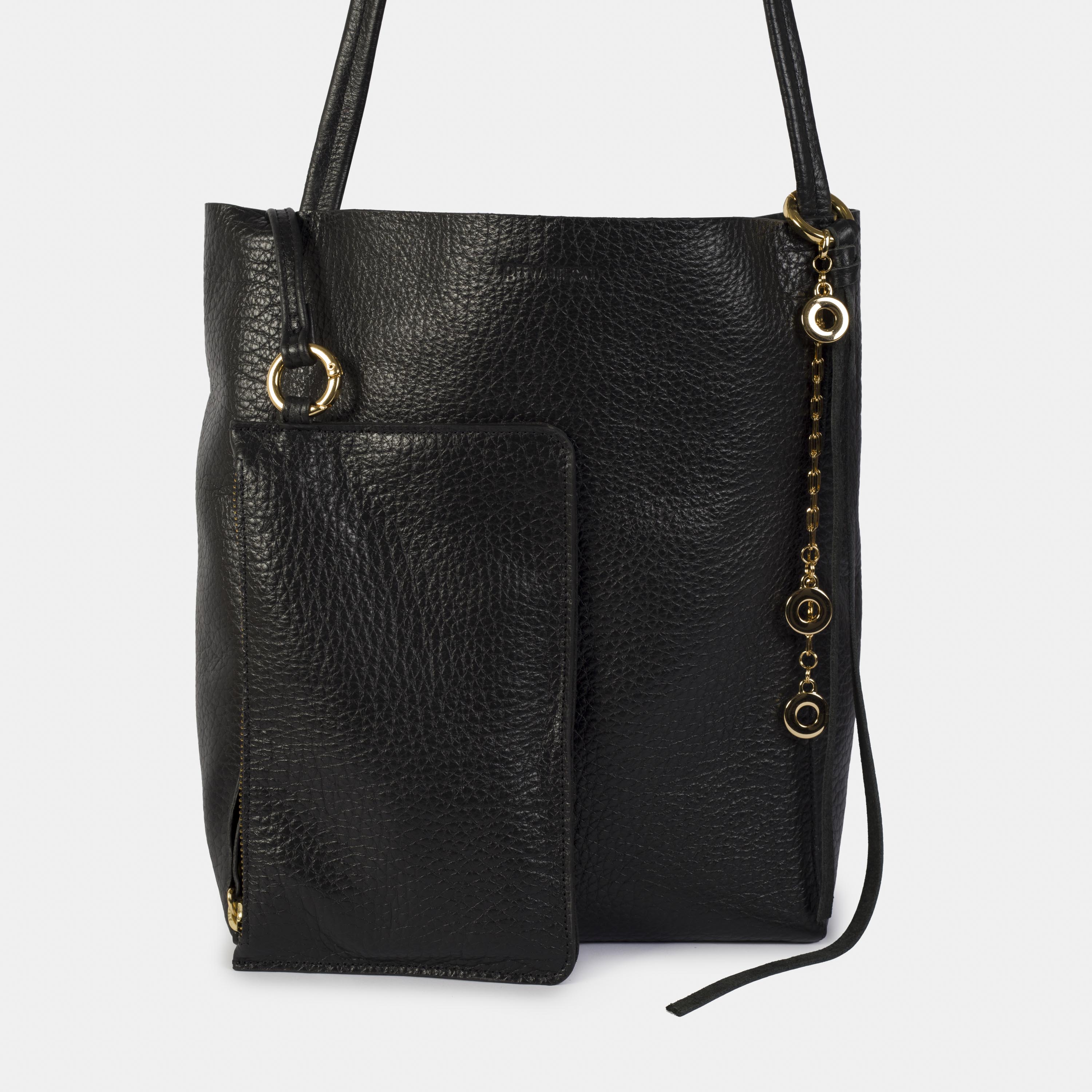 Bolsa 'Meg' Couro - Black