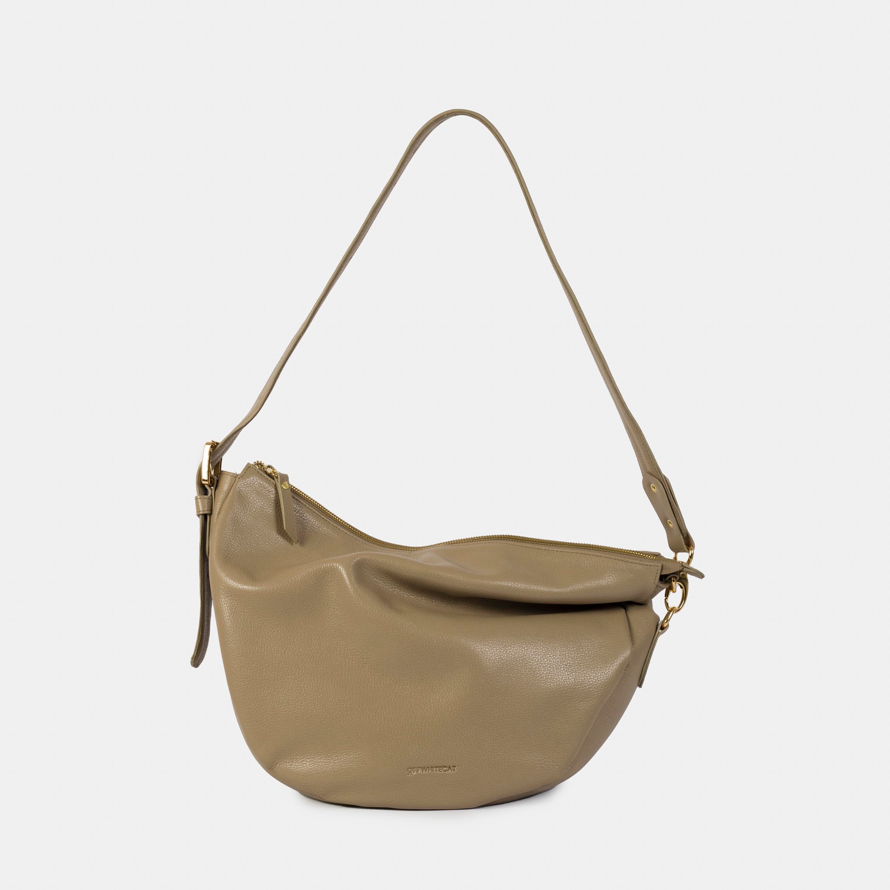 Bolsa 'Zoe' Couro - Oliva