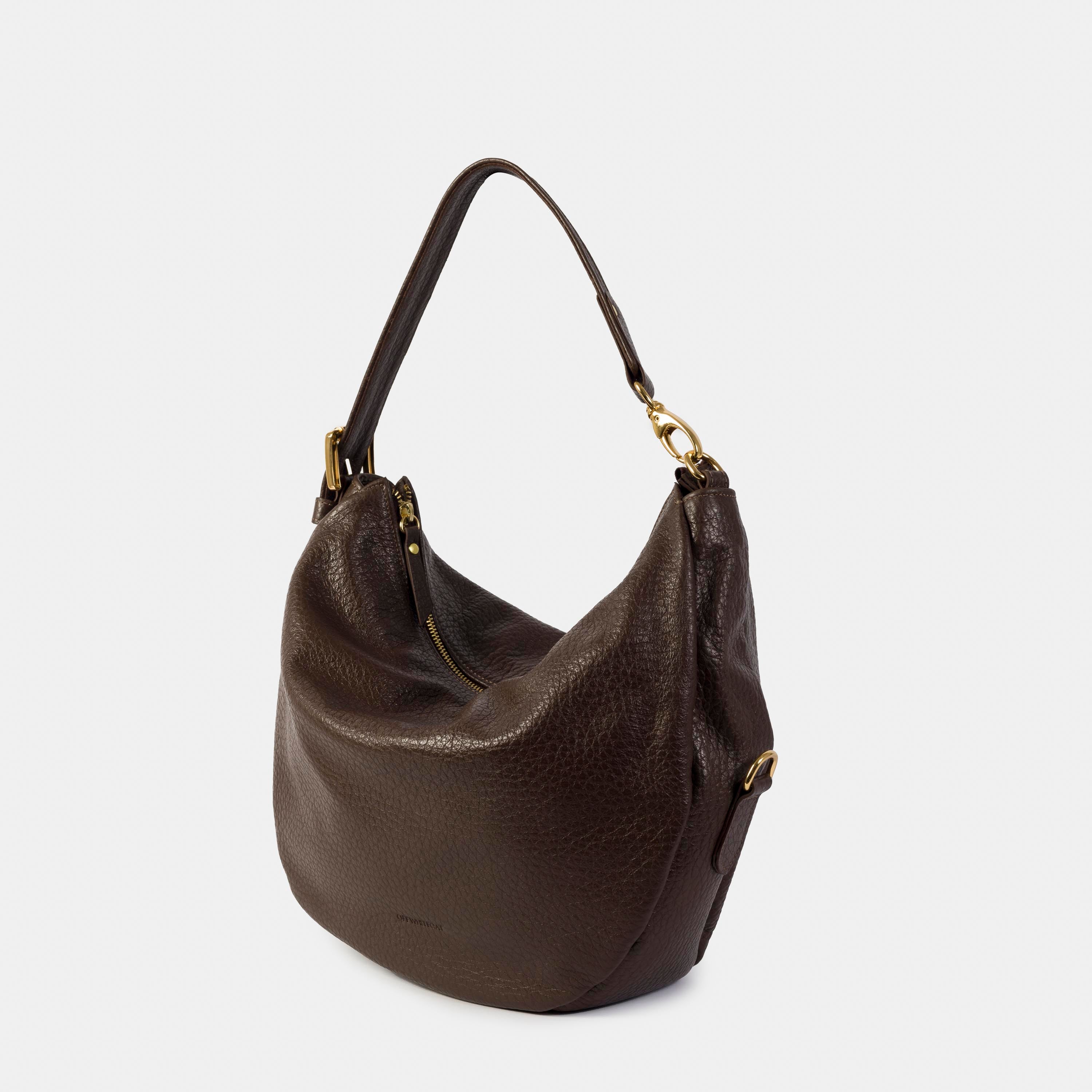 Bolsa 'Zoe' Couro - Espresso