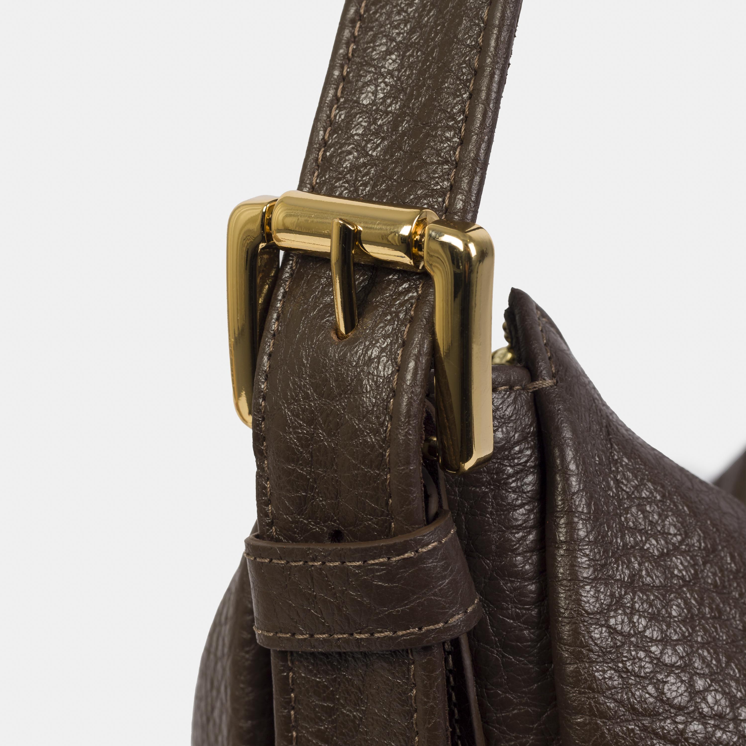 Bolsa 'Zoe' Couro - Espresso