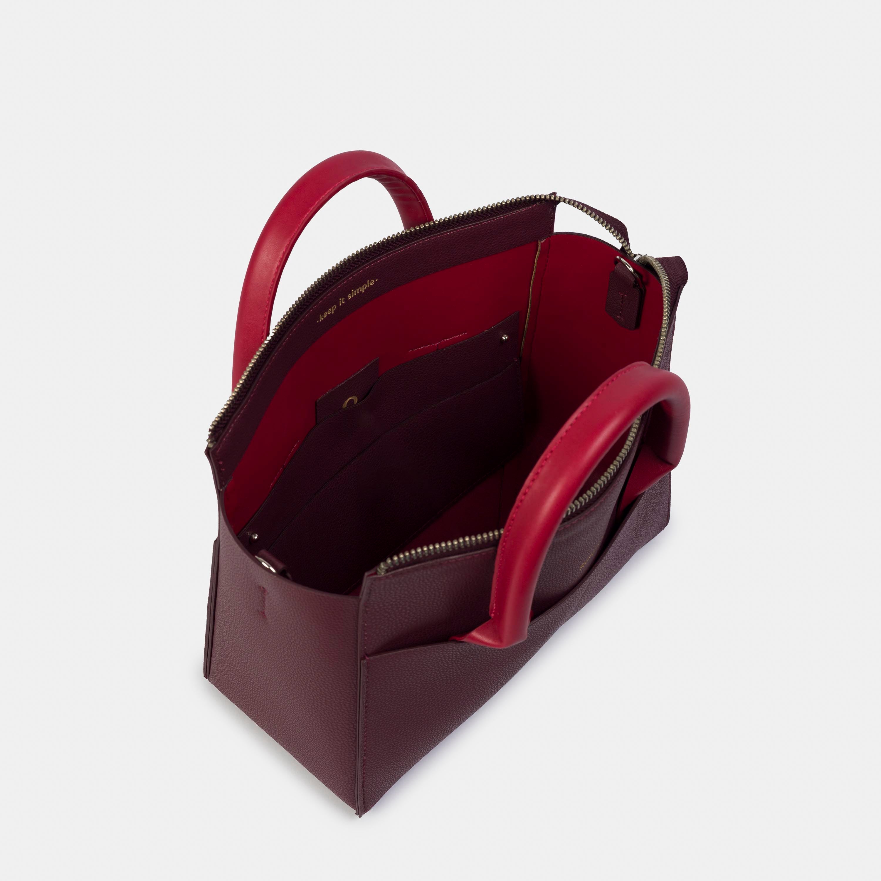 Bolsa 'Petit Juno' Bordeaux
