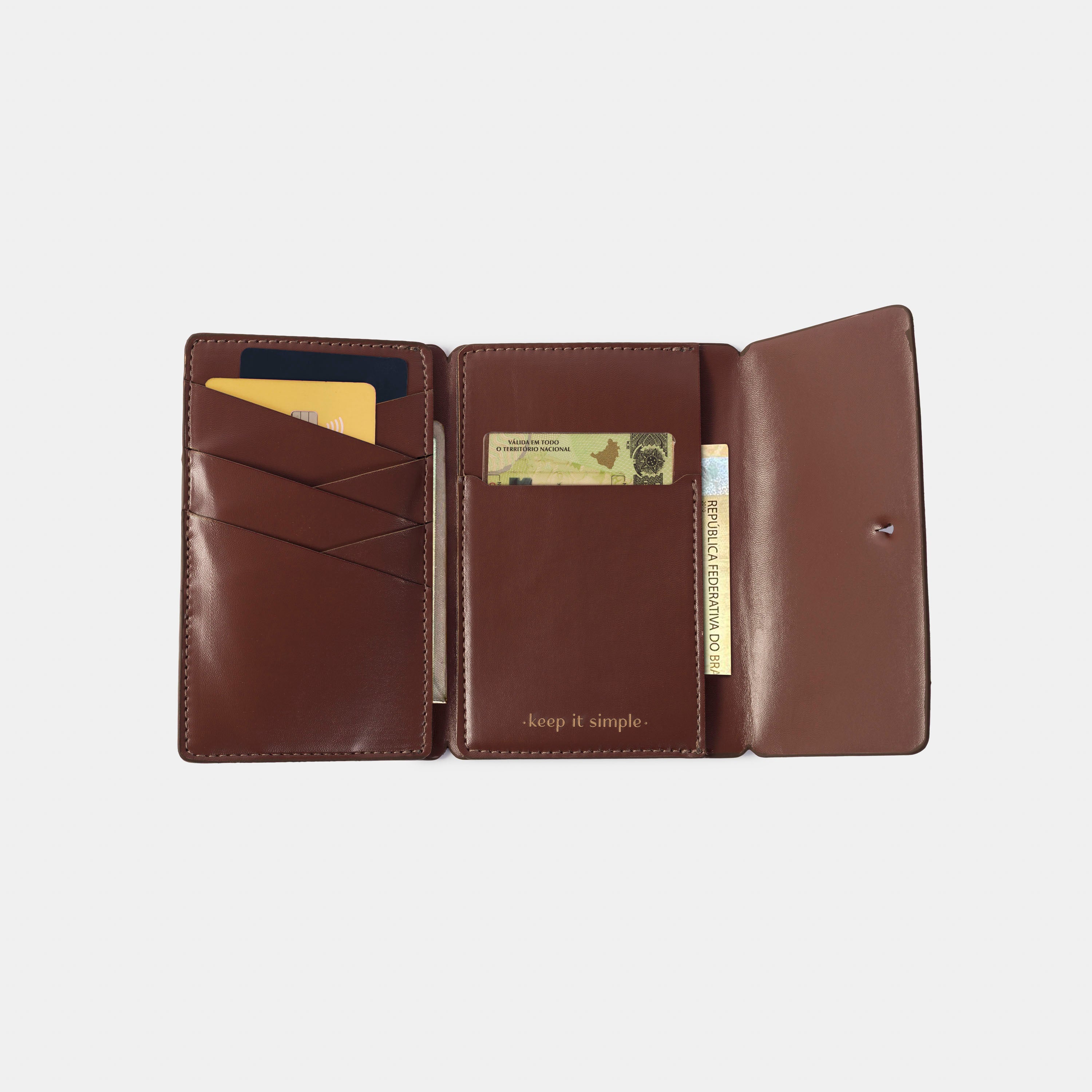 Carteira 'Cassi' Toffee