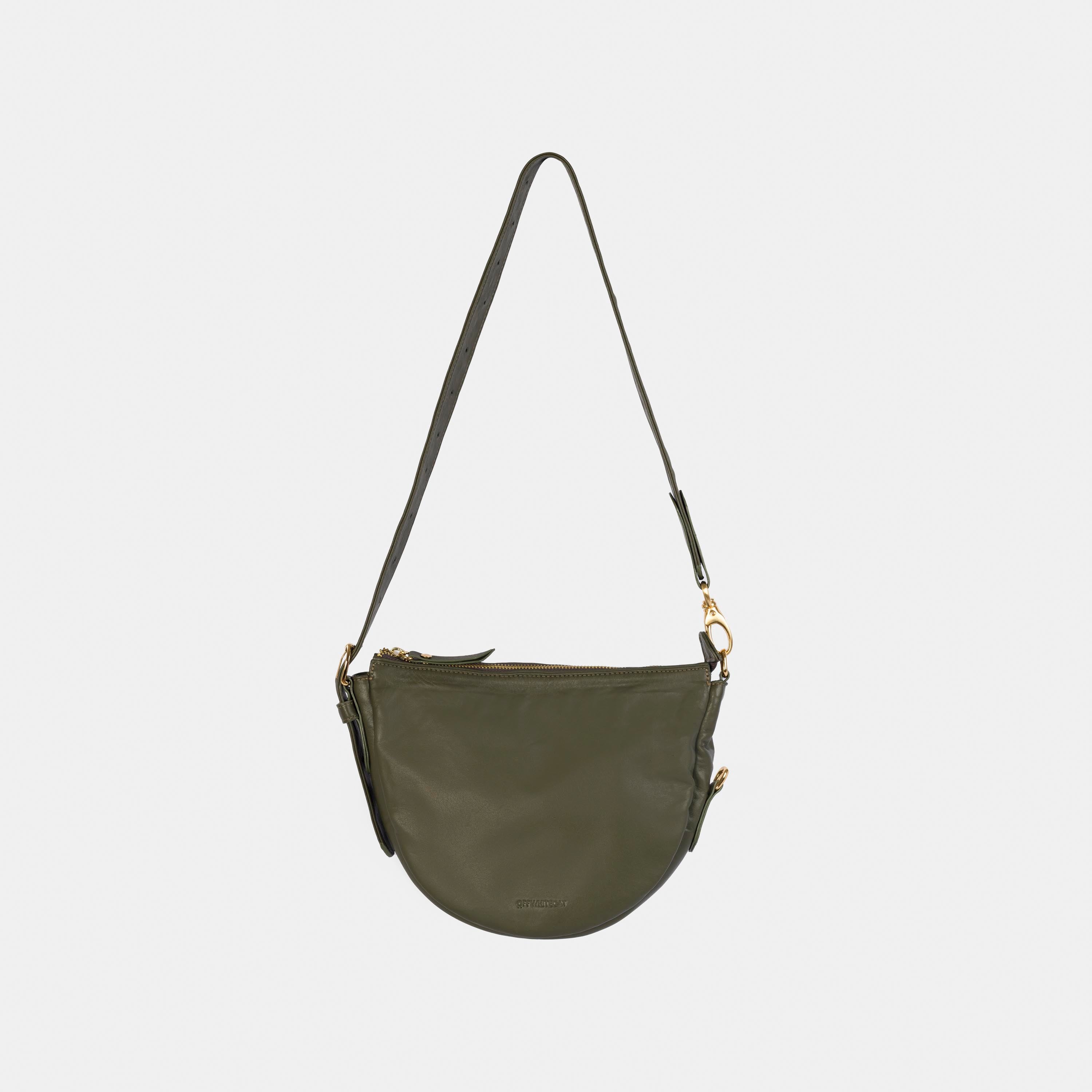 Bolsa 'Mini Zoe' Couro - Army