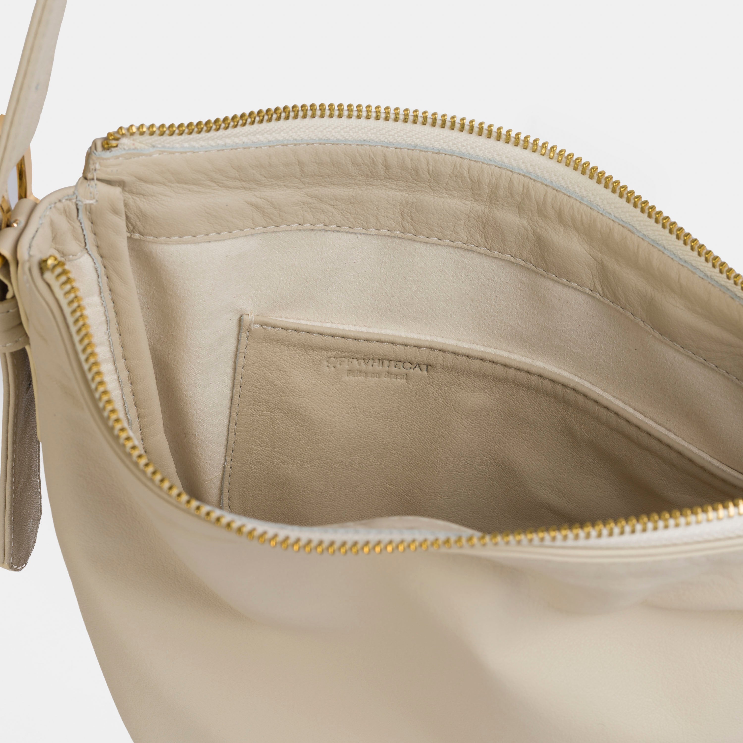 Bolsa 'Mini Zoe' Couro - Off White