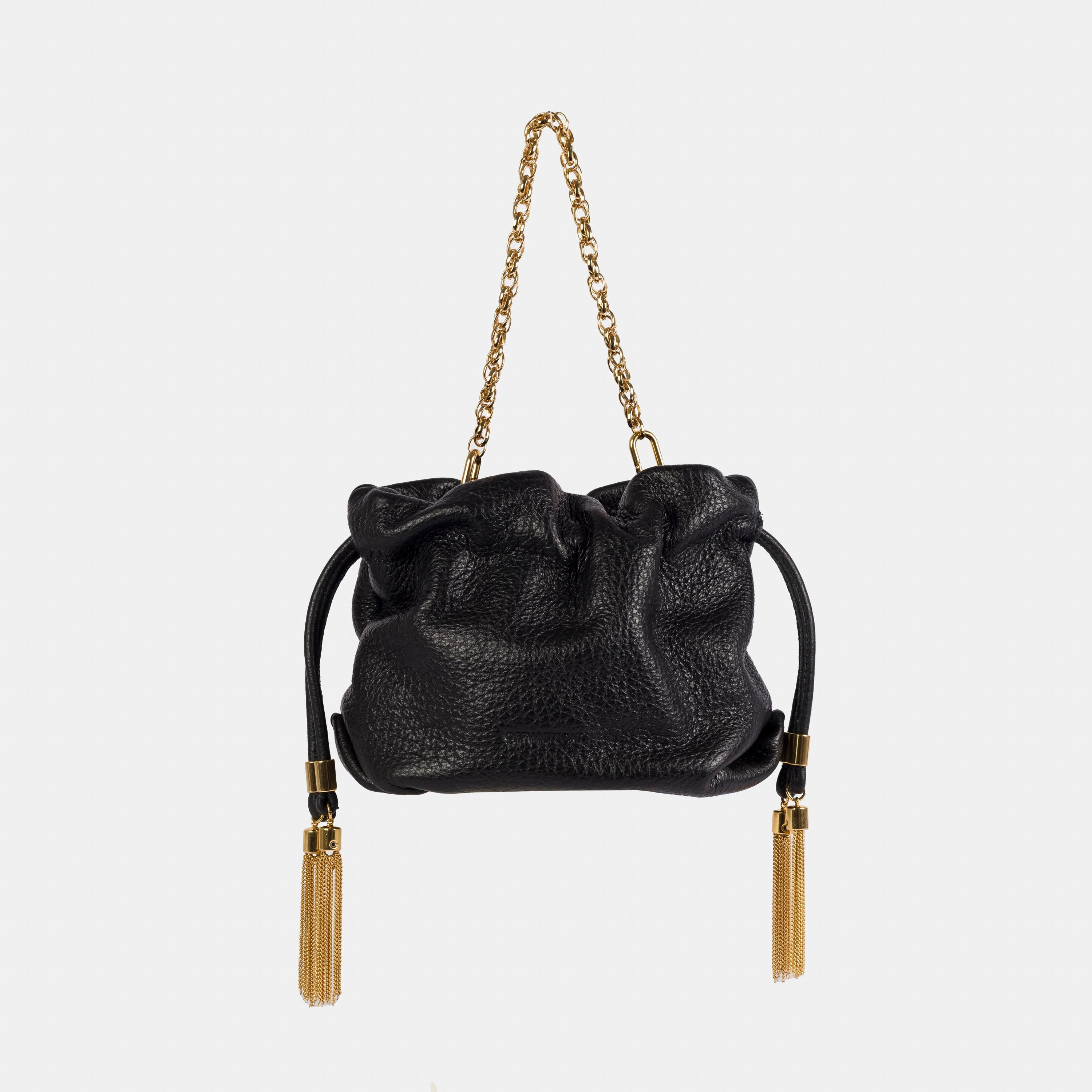 Bolsa 'Mitza' Couro - Black