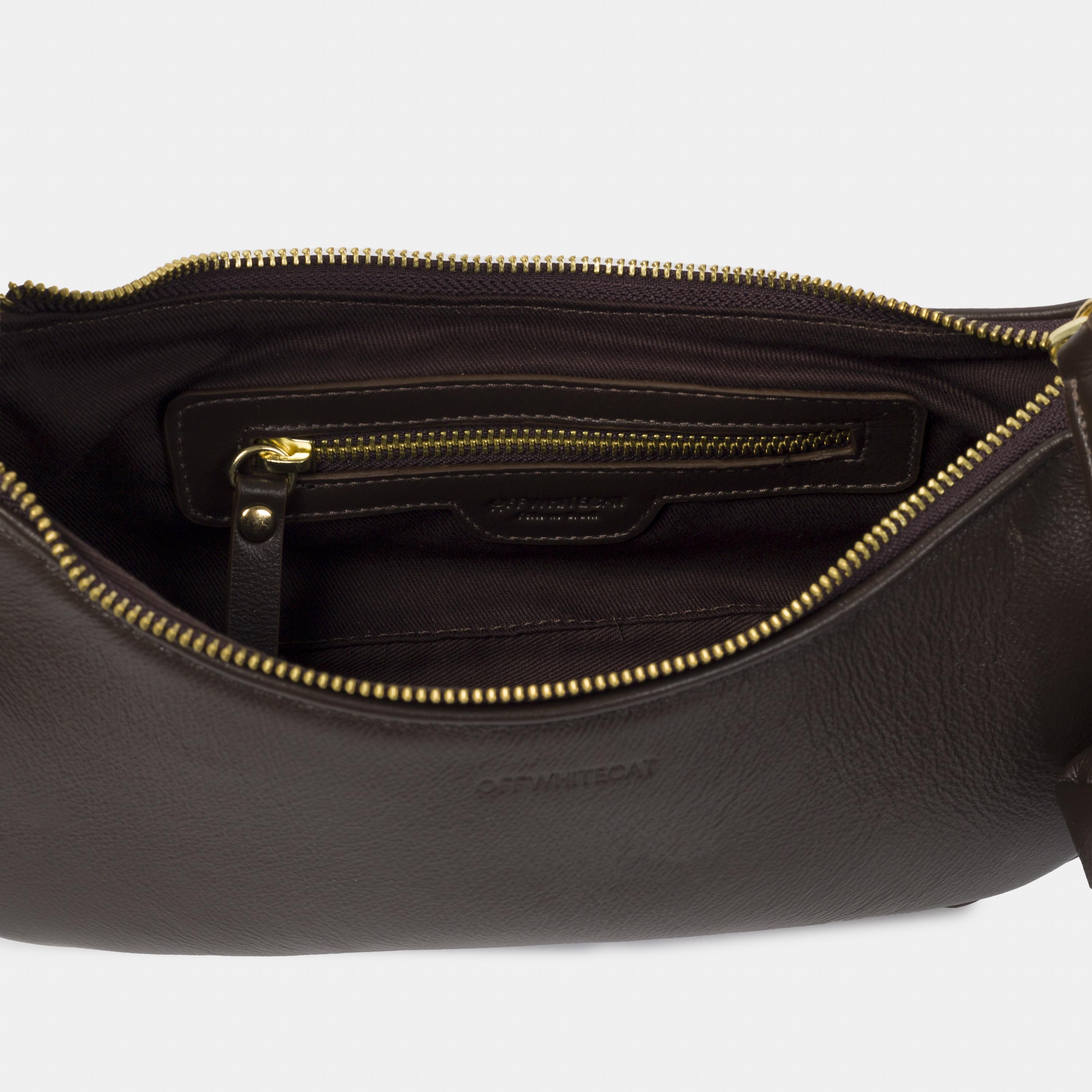 Bolsa 'Noir' Couro Espresso