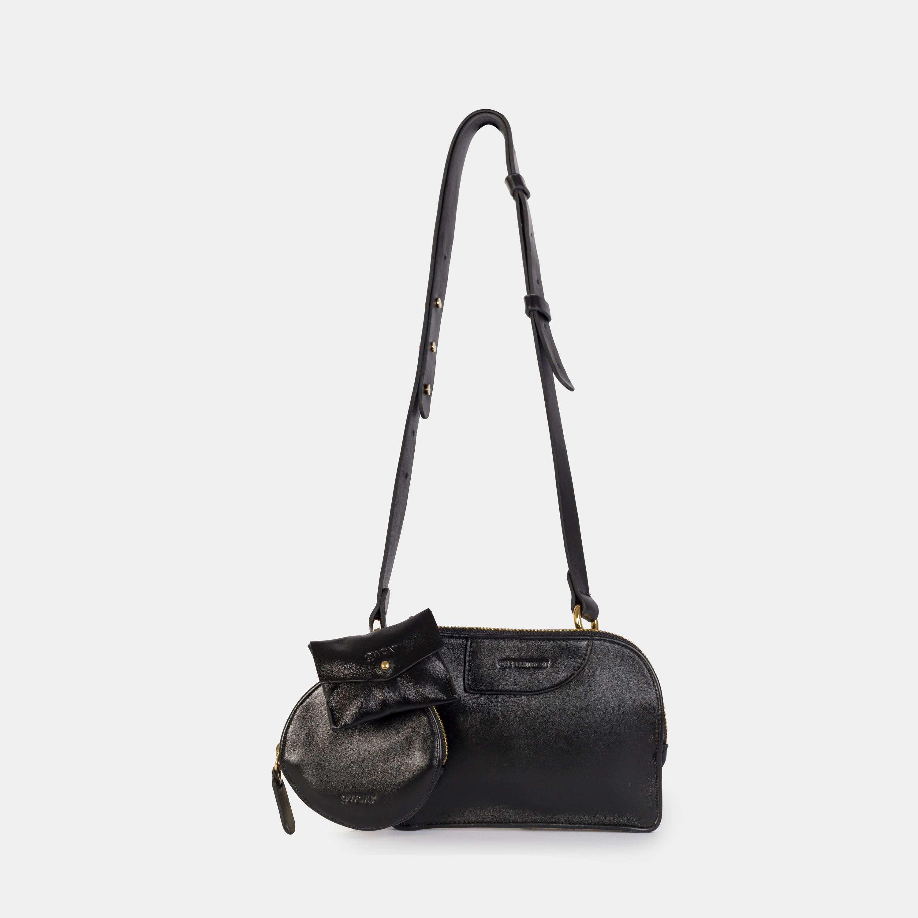 Bolsa 'Ayla' Couro Black