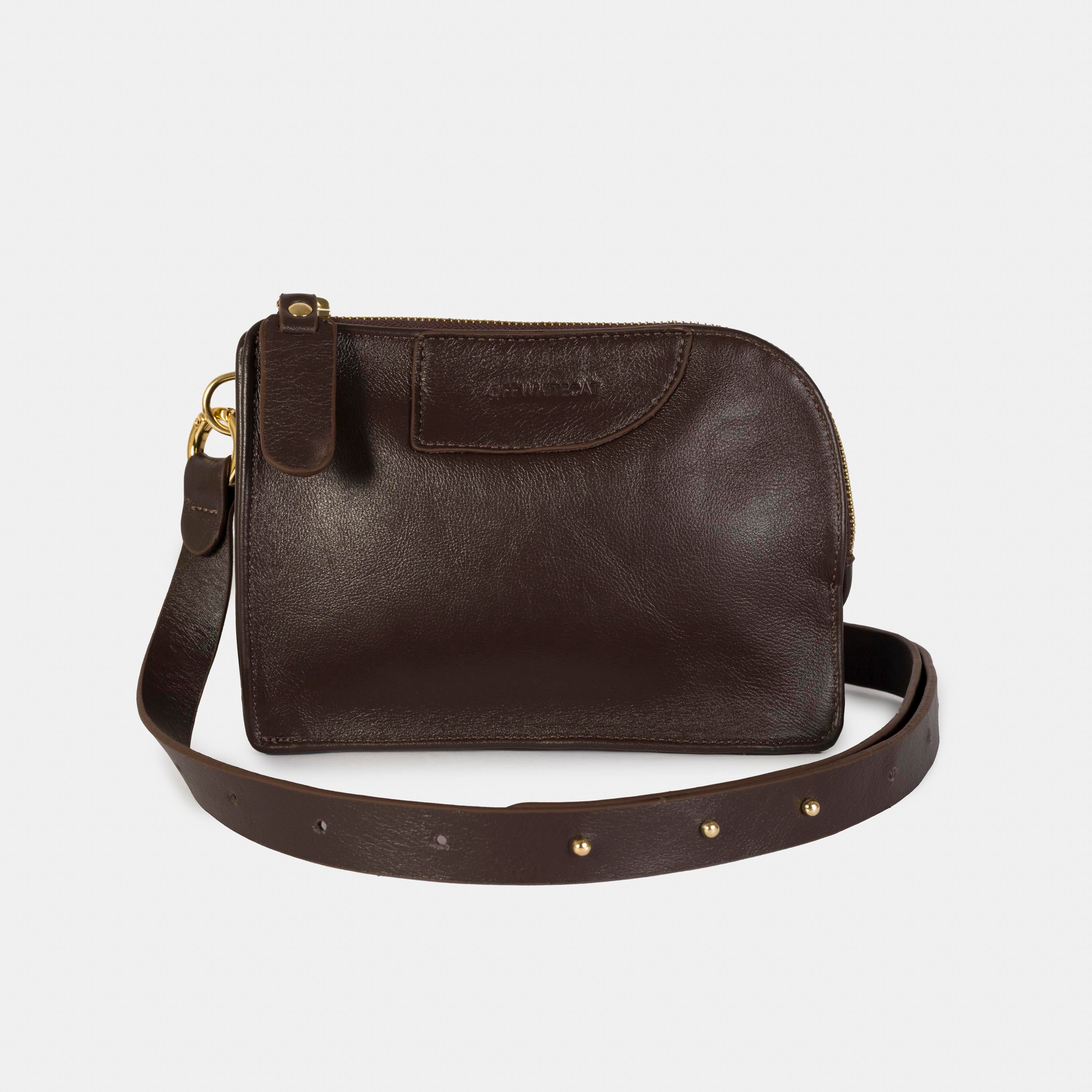 Bolsa 'Ayla' Couro Espresso
