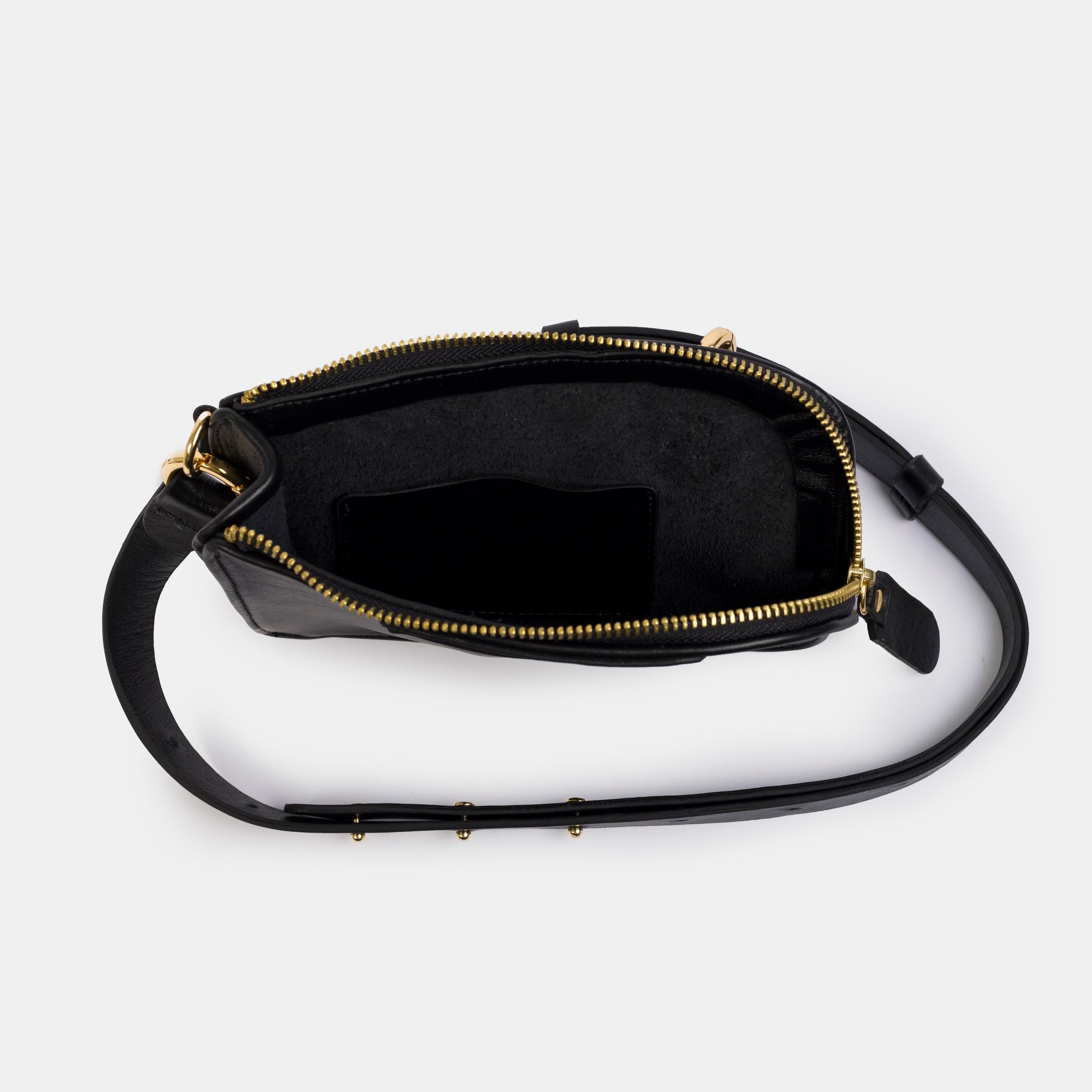Bolsa 'Ayla' Couro Black