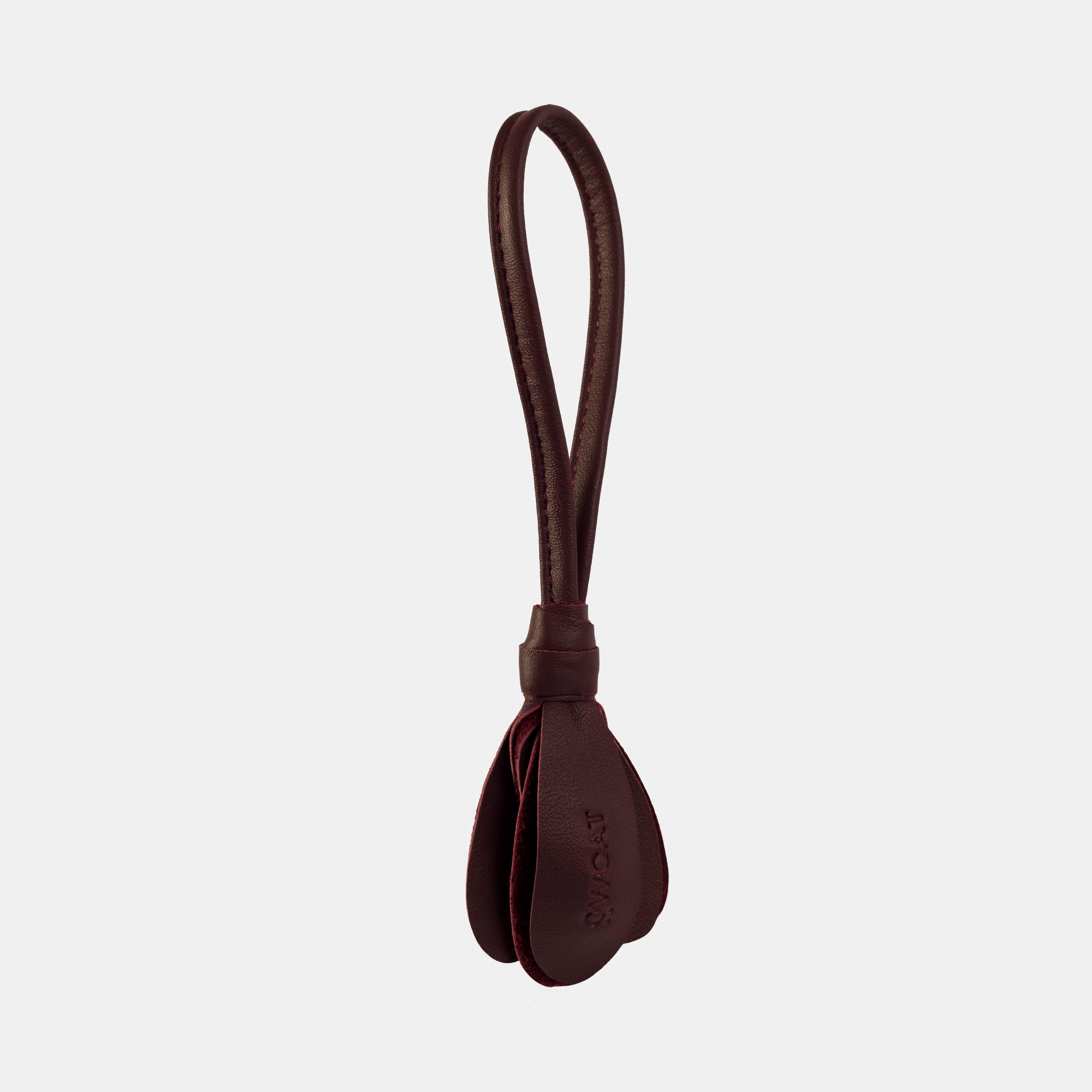 Chaveiro 'Flor' Bordeaux