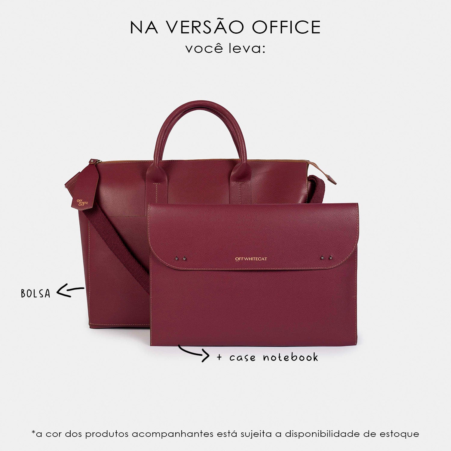 Bolsa 'Juno' Bordeaux