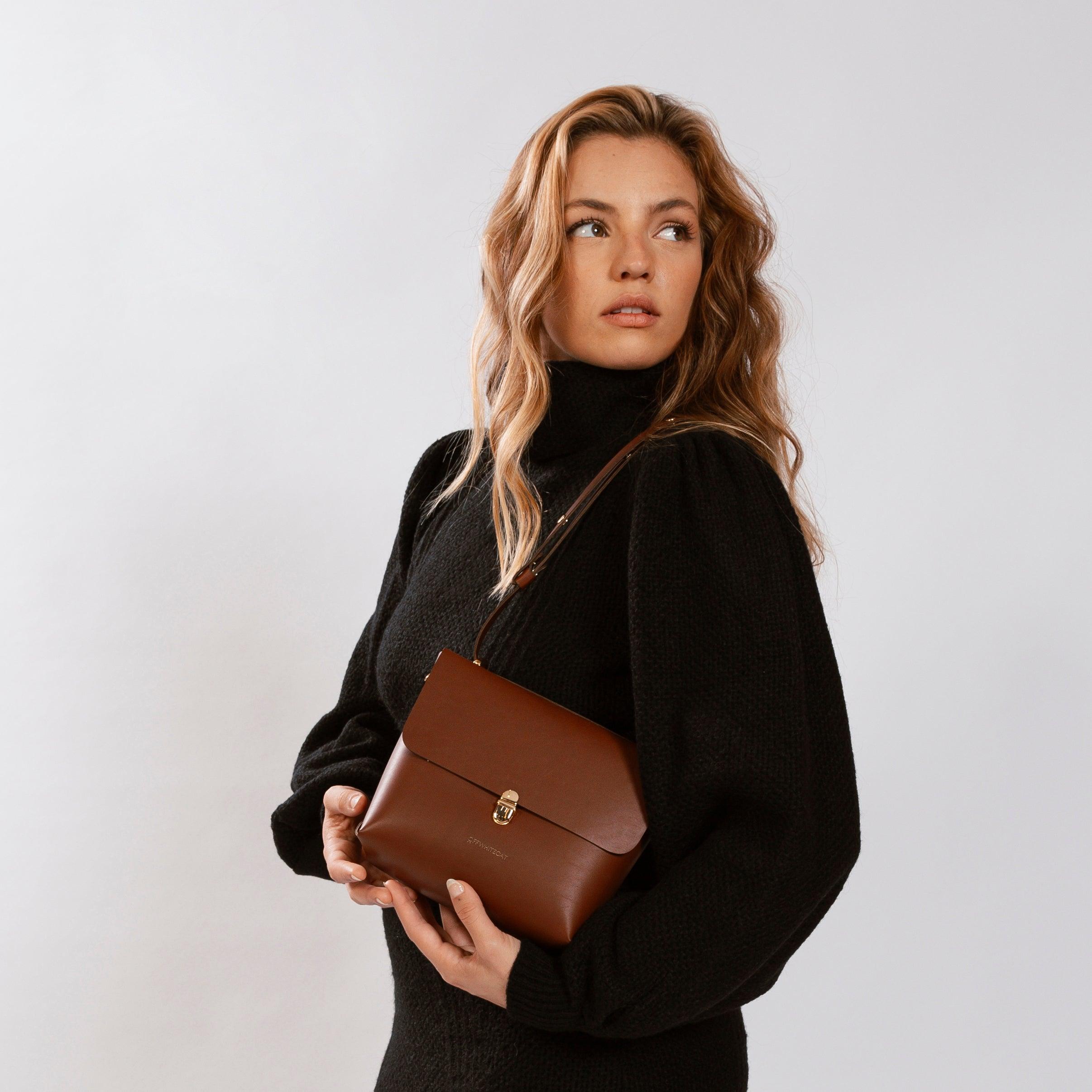 Bolsa 'Lui' Brandy-Off White Cat-Bolsa