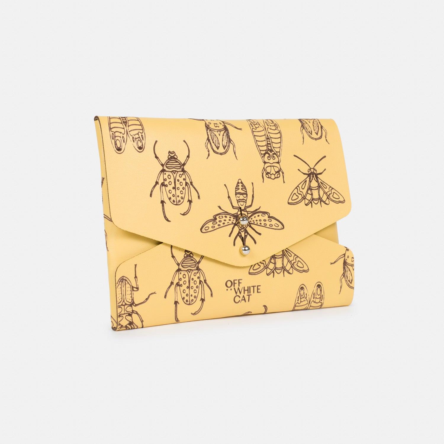 Carteira 'Lola' Vanilla - Off White Cat