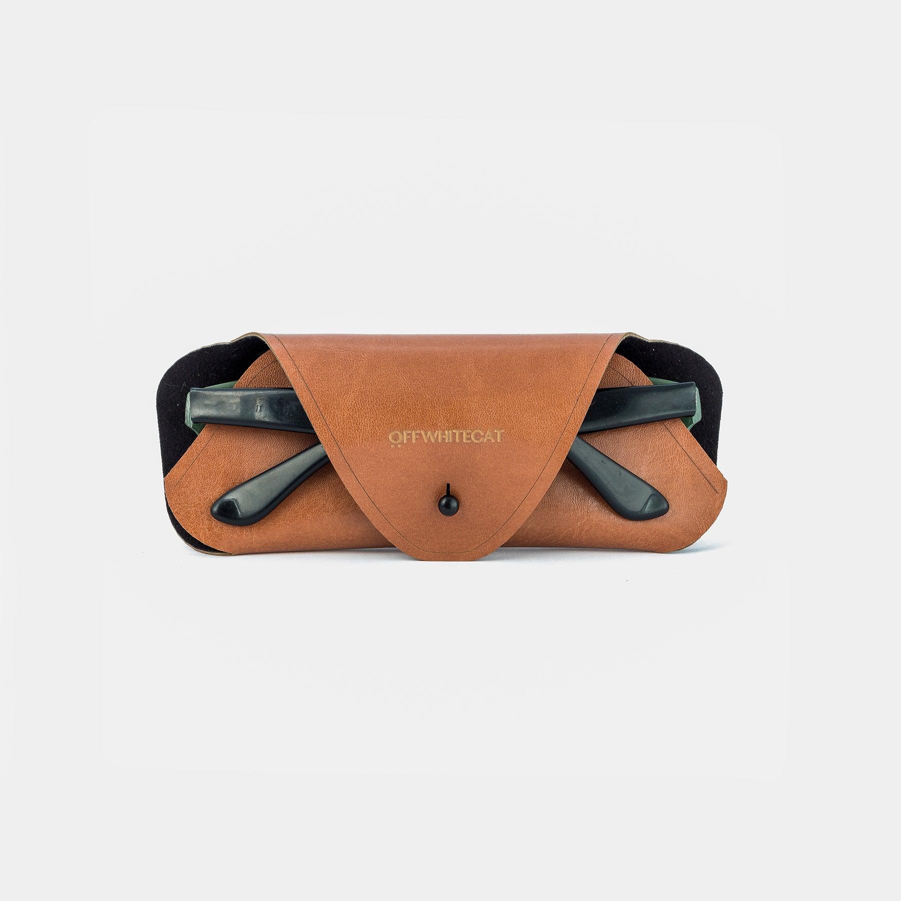 Case Óculos 'Prince' Natural-Off White Cat-