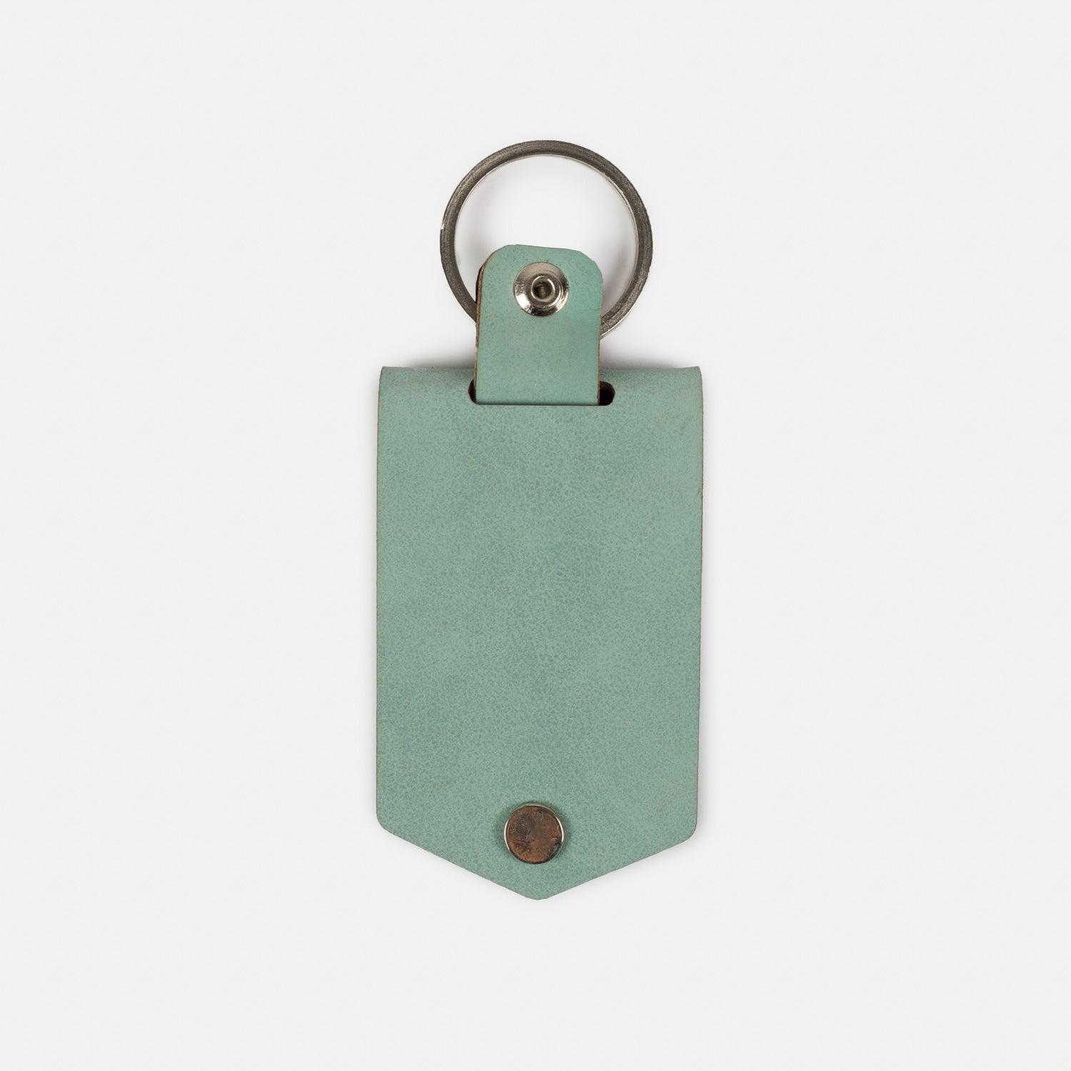 Chaveiro 'Foto' Mint-Off White Cat-