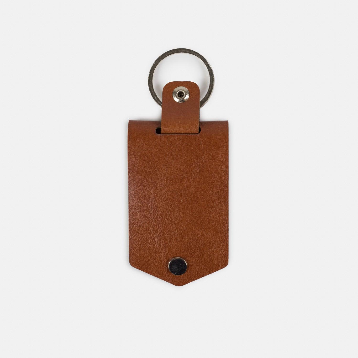 Chaveiro 'Foto' Natural-Off White Cat-