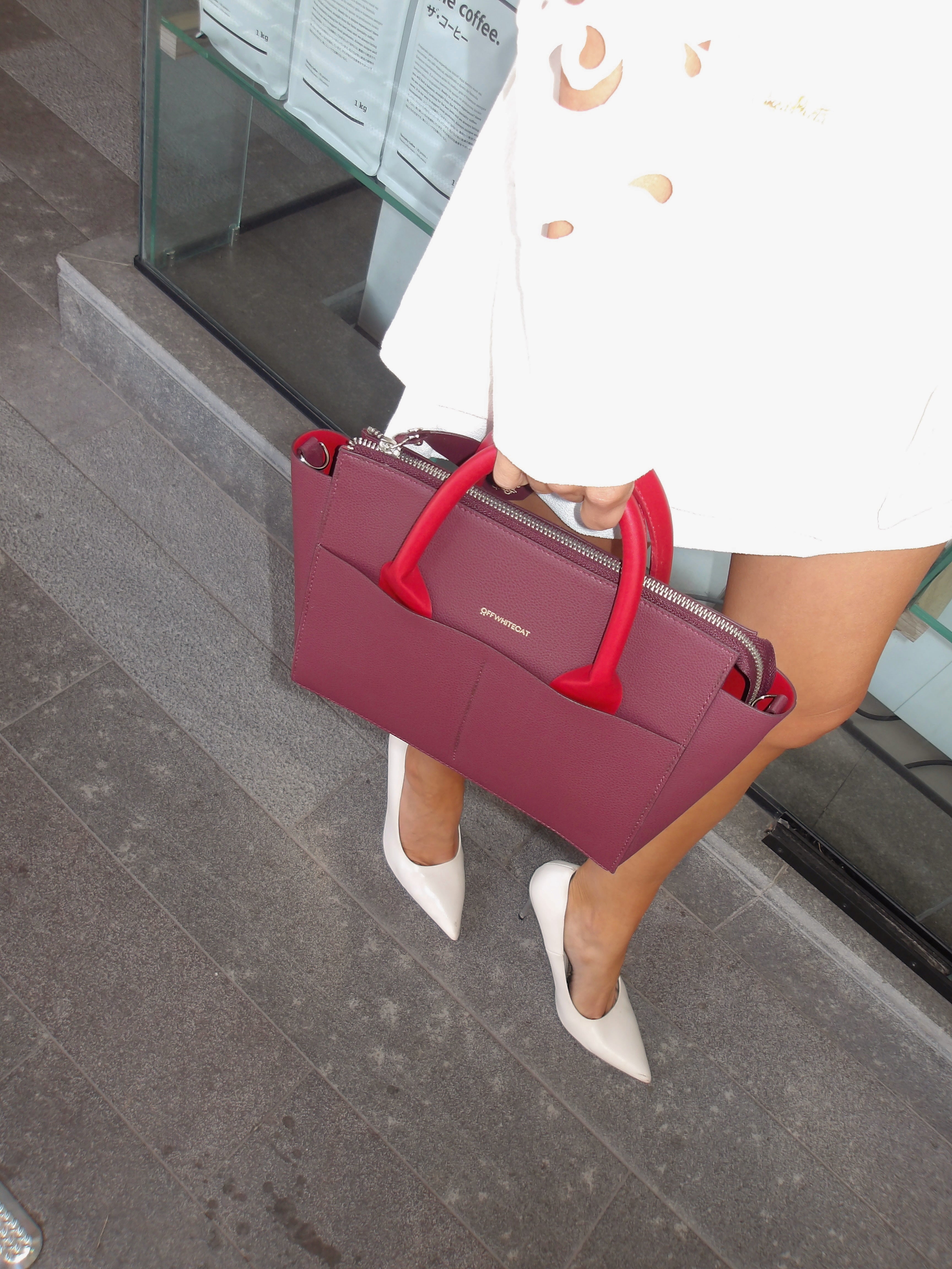 Bolsa 'Petit Juno' Bordeaux