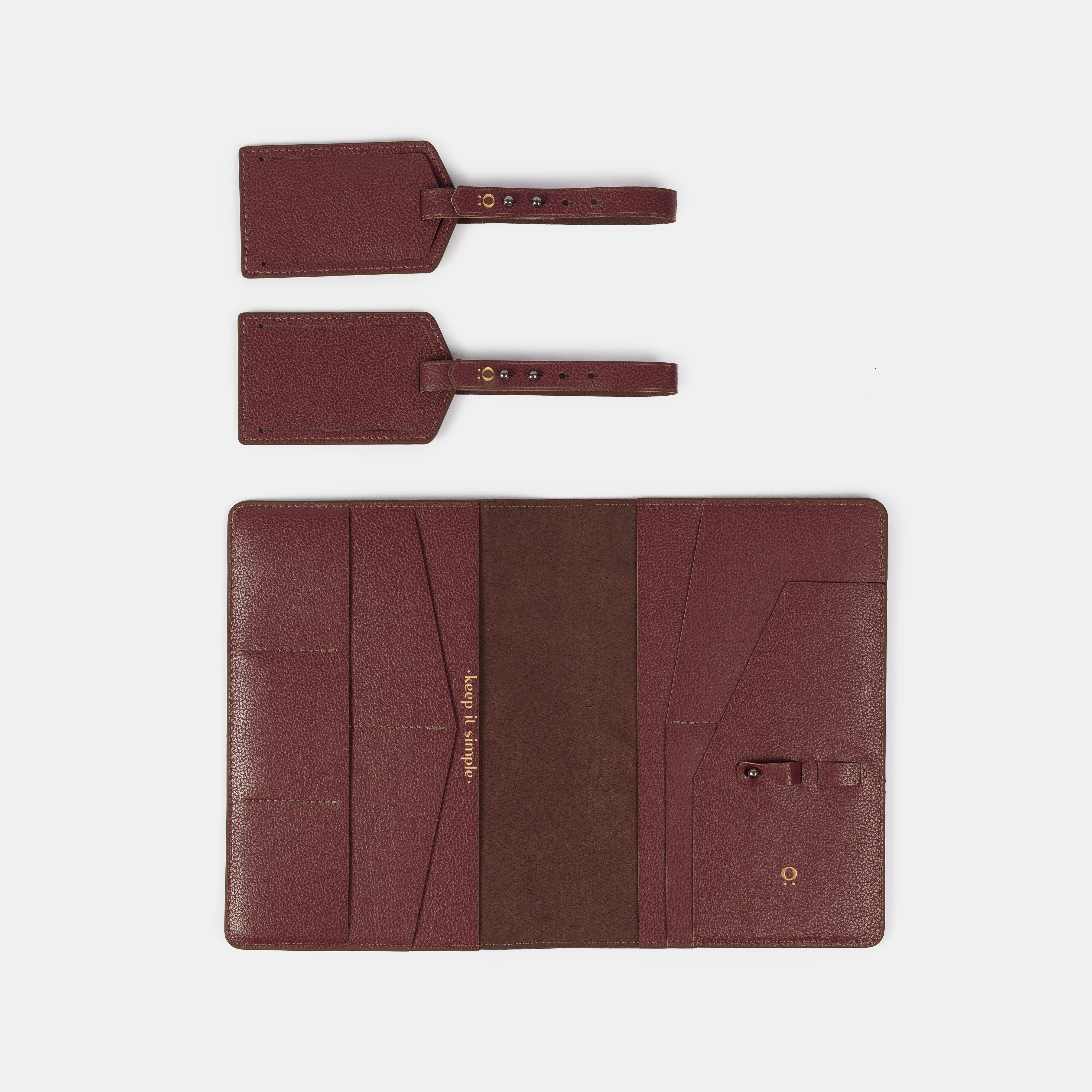 Trio 'Félix' Família Bordeaux-Off White Cat-