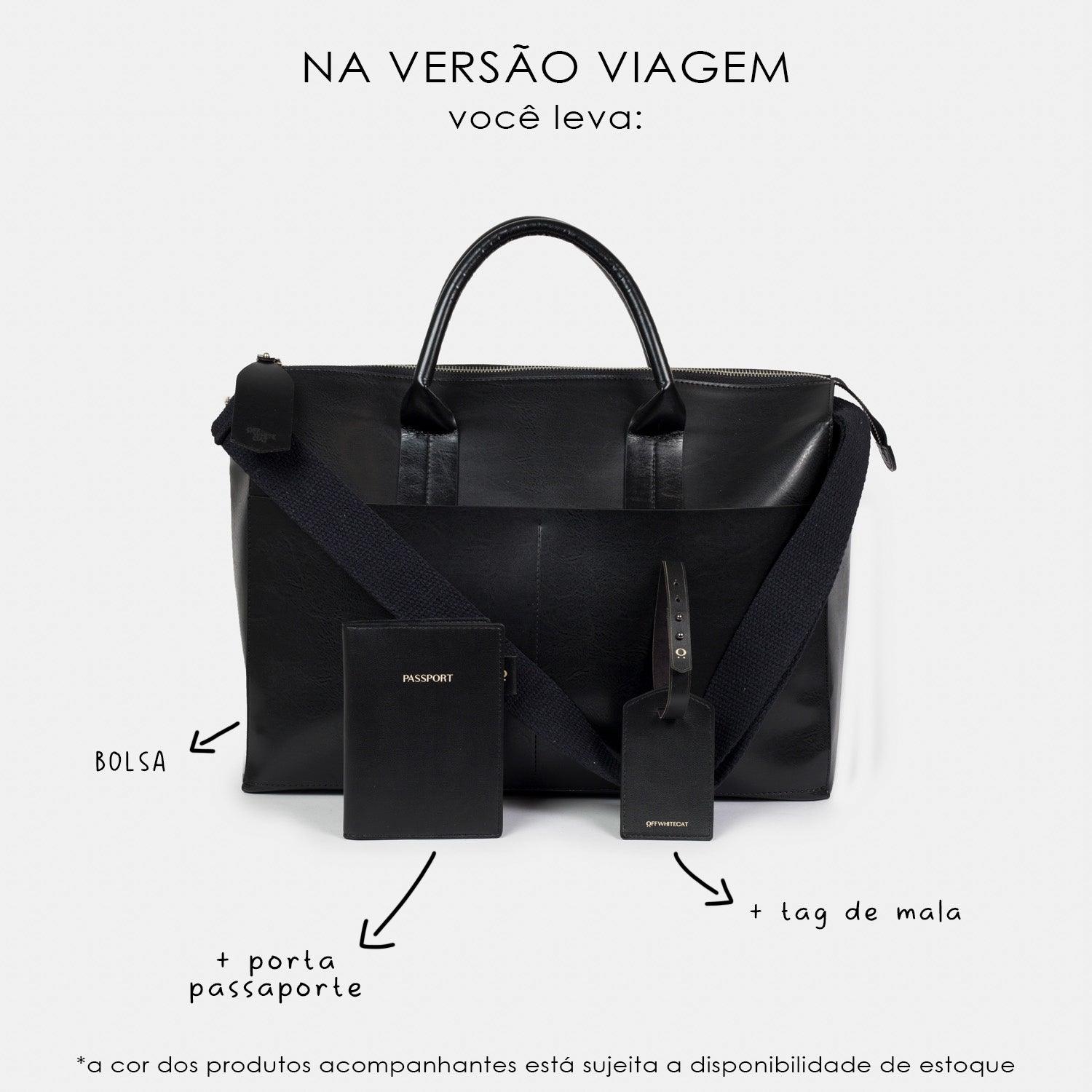 Bolsa 'Juno' Black-Off White Cat-Bolsa