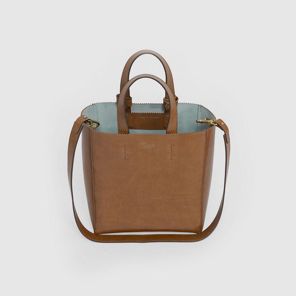 Bolsa 'Mini Tess' Natural-Off White Cat-Bolsa