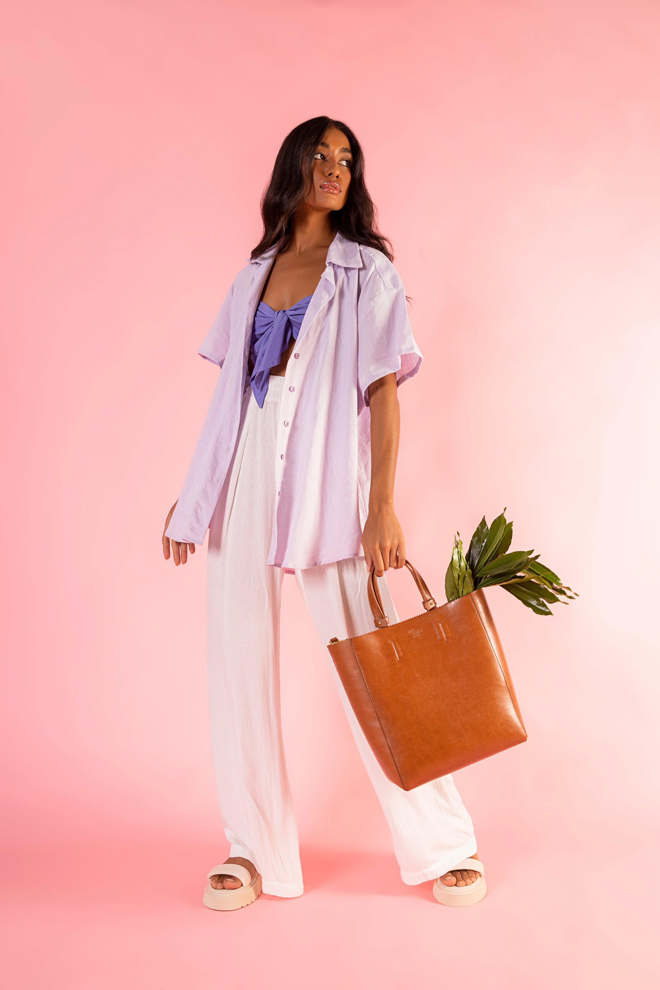 Bolsa 'Tess' Natural-Off White Cat-Bolsa