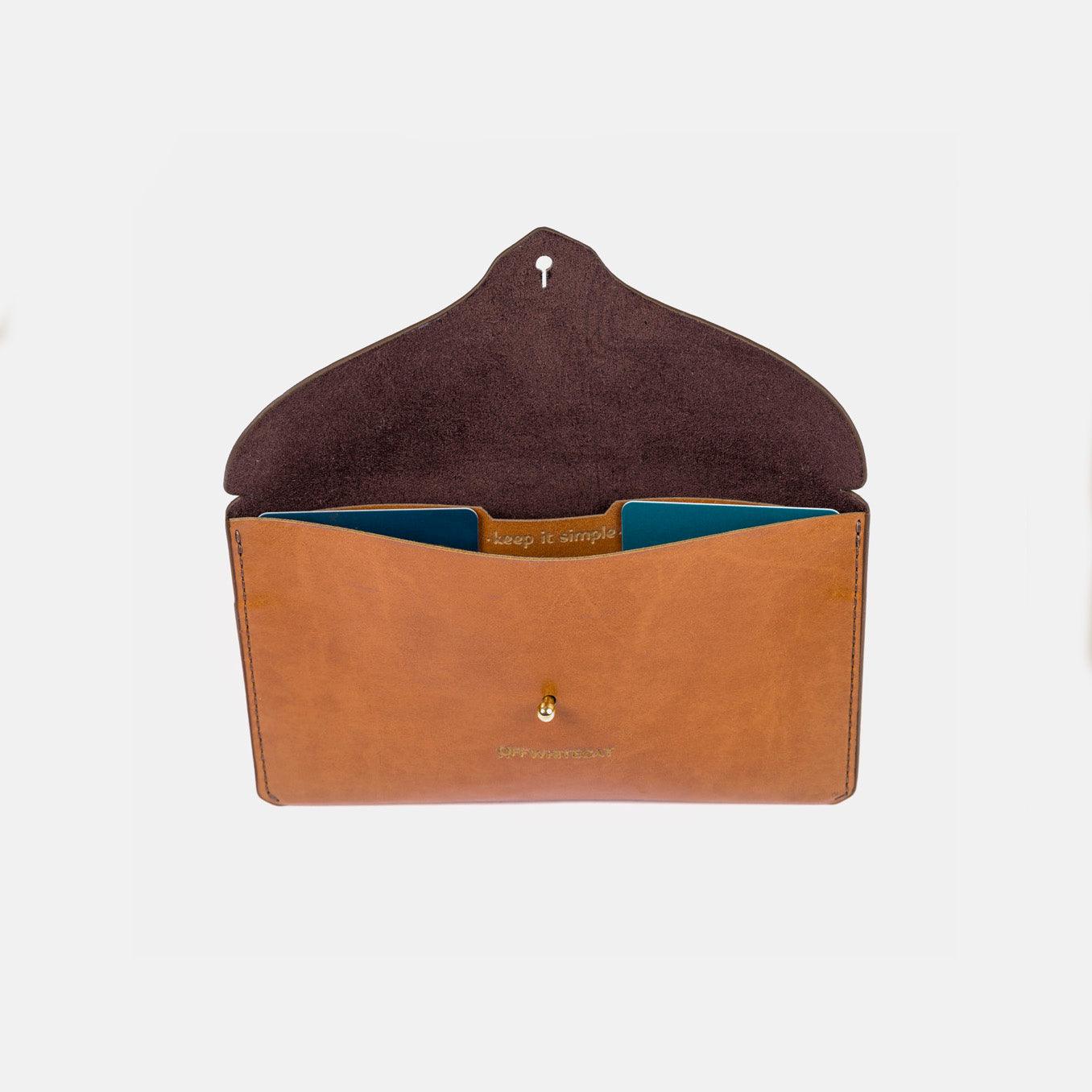 Carteira 'Nina' Natural-Off White Cat-