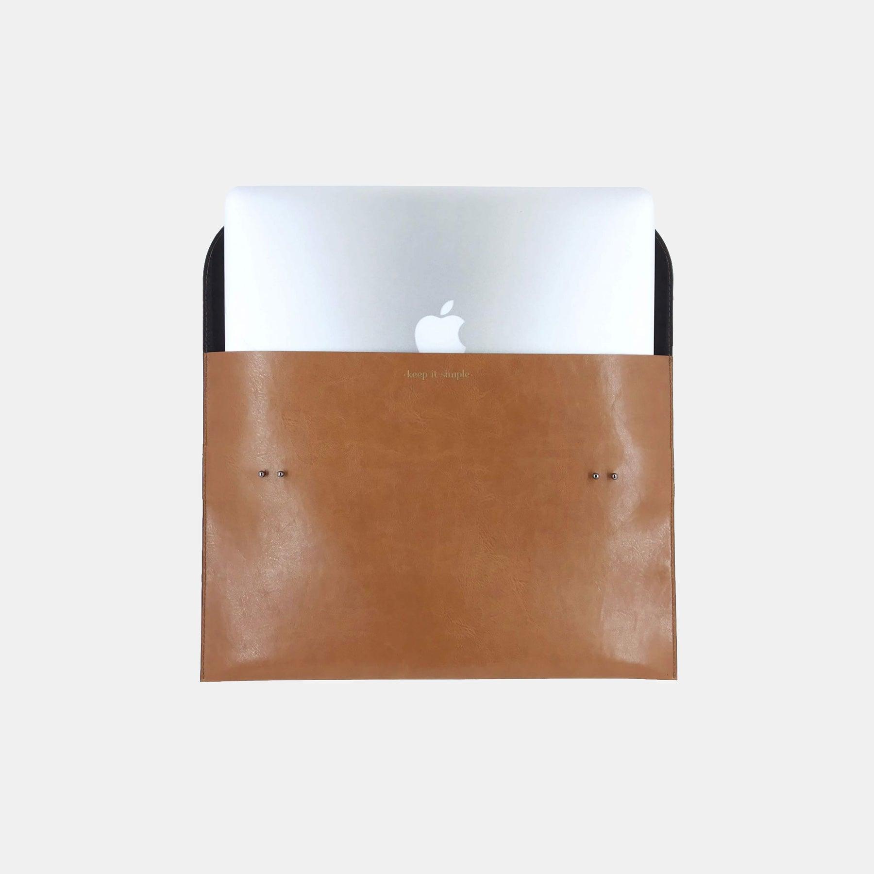 Case Laptop 'Milo' Natural/Black-Off White Cat-