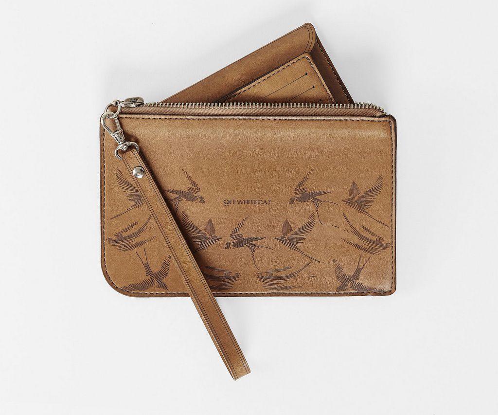 Trio 'Lili' Caramel-Off White Cat-