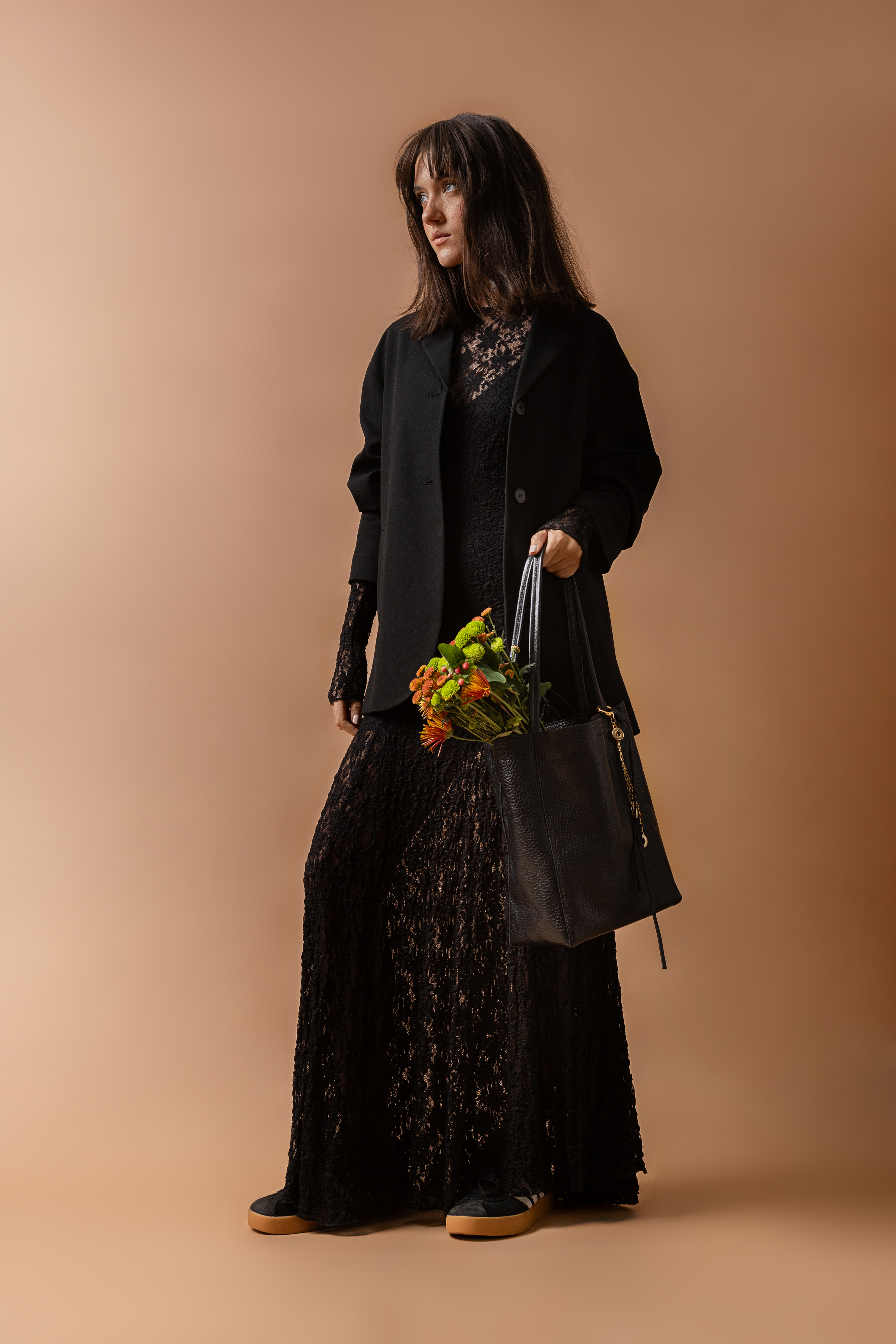 Bolsa 'Meg' Couro - Black