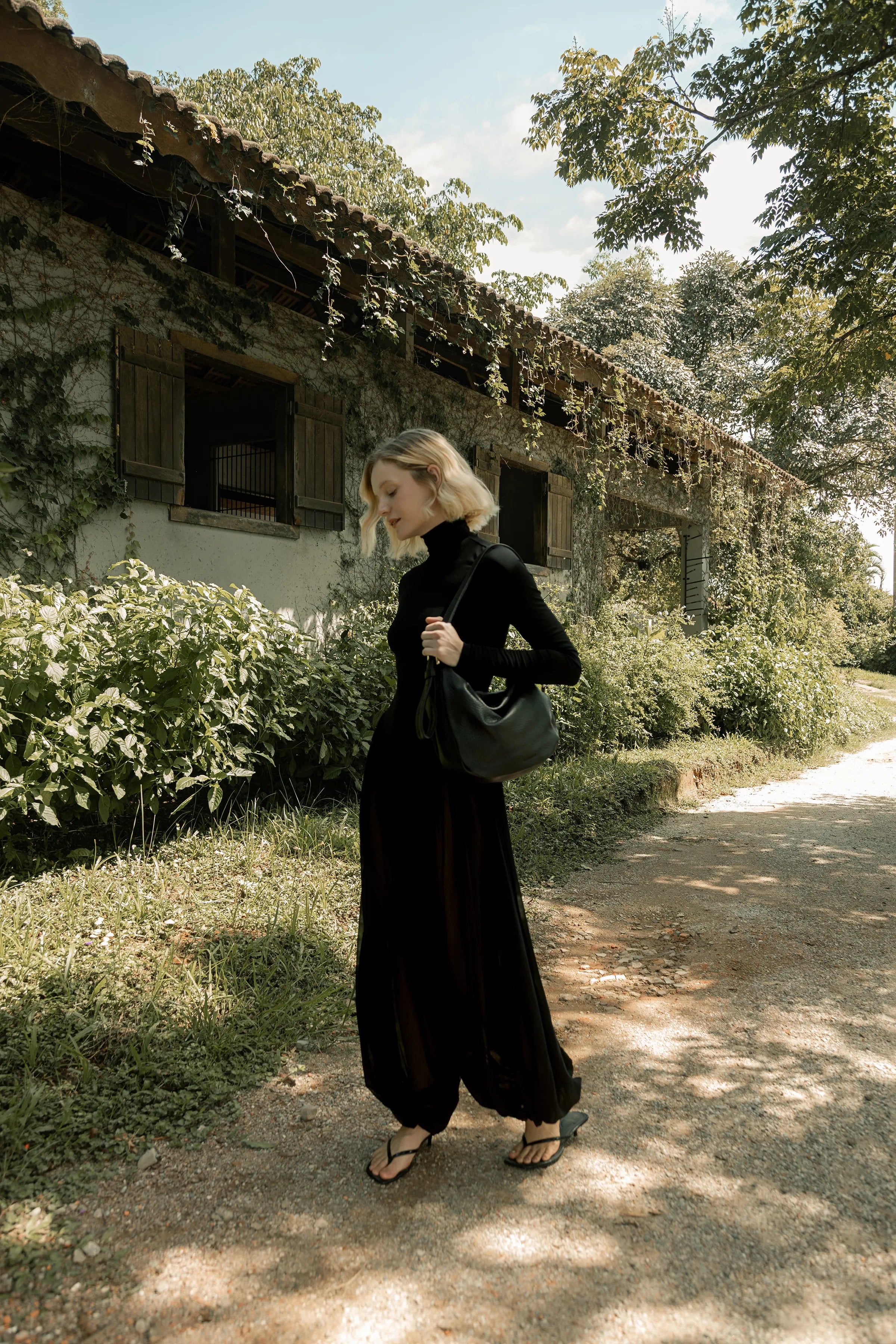 Bolsa 'Zoe' Couro - Black