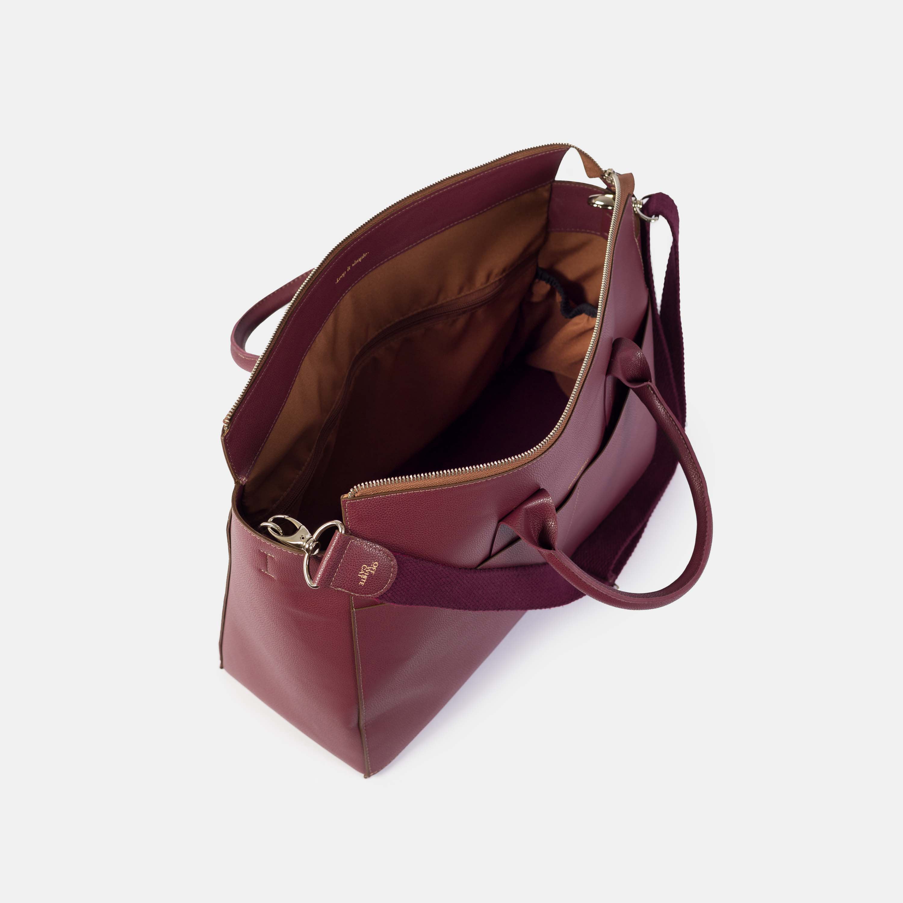 Bolsa 'Juno' Bordeaux