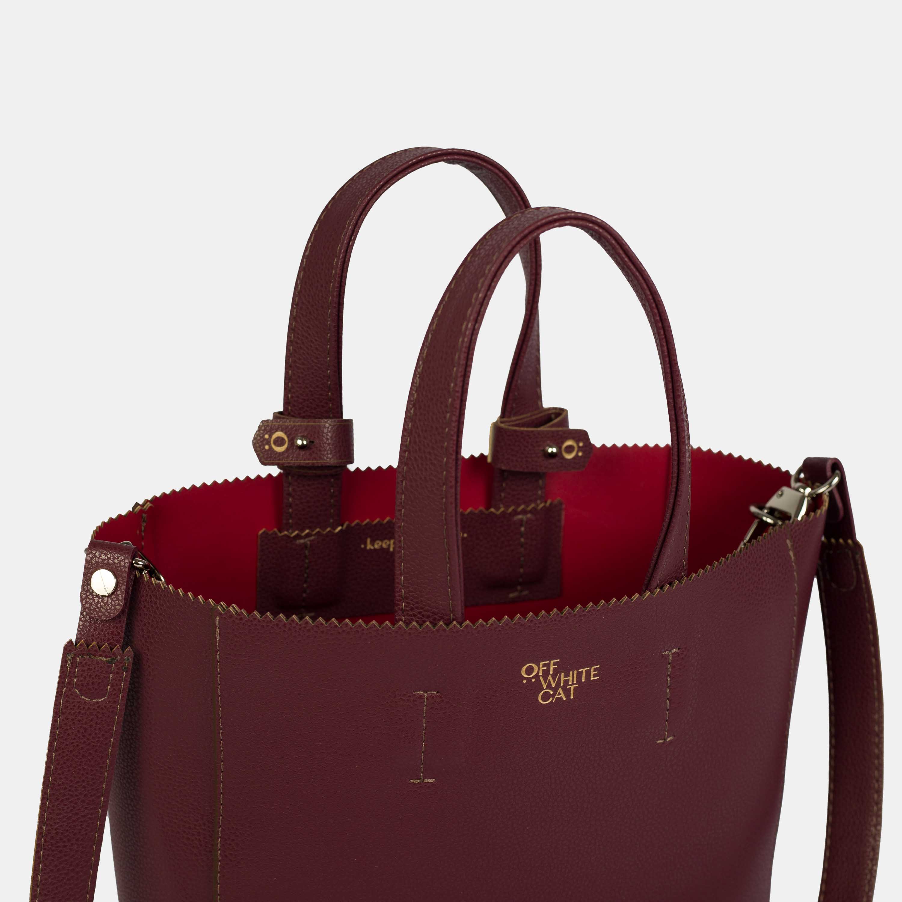 Bolsa 'Mini Tess' Bordeaux