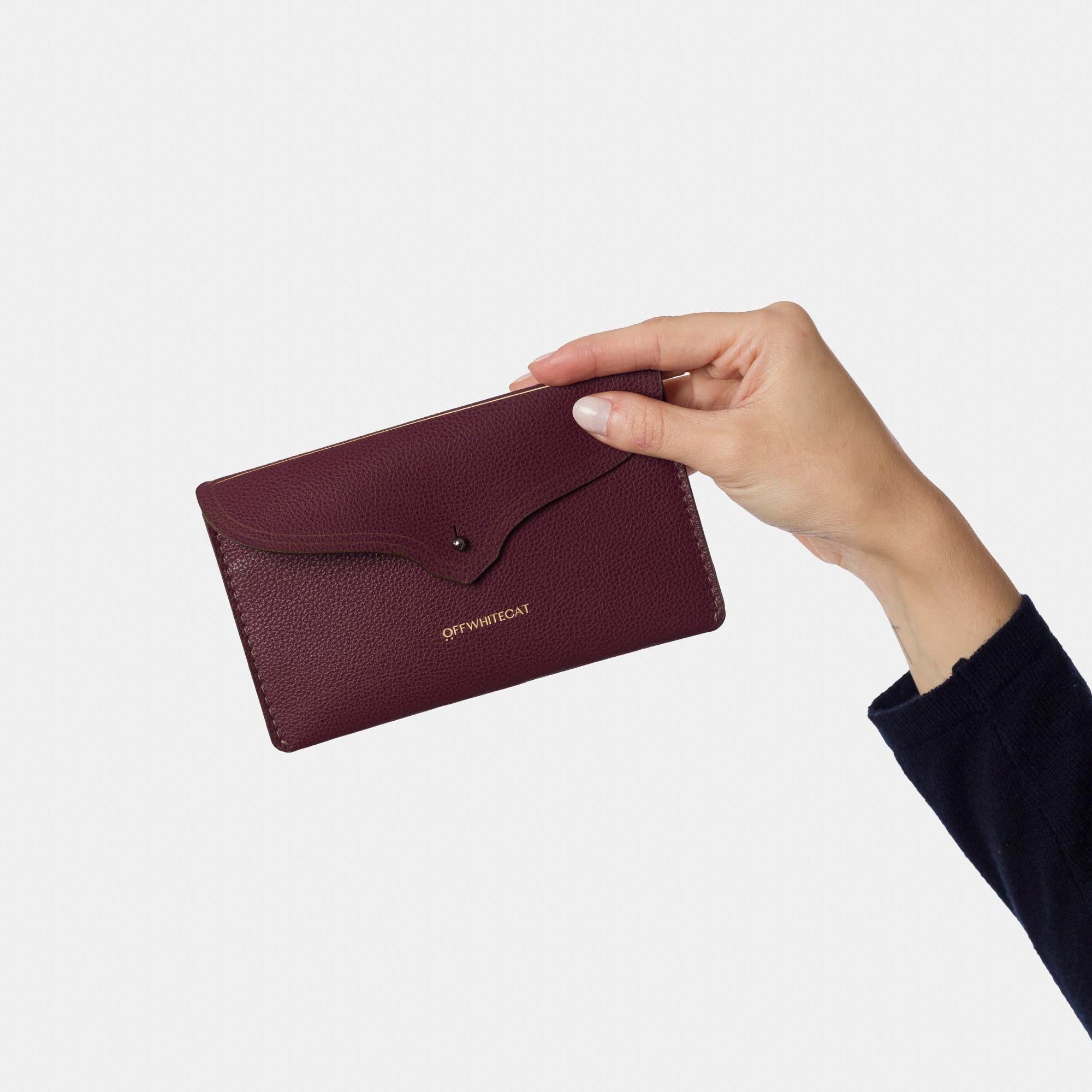 Carteira 'Nina' Bordeaux
