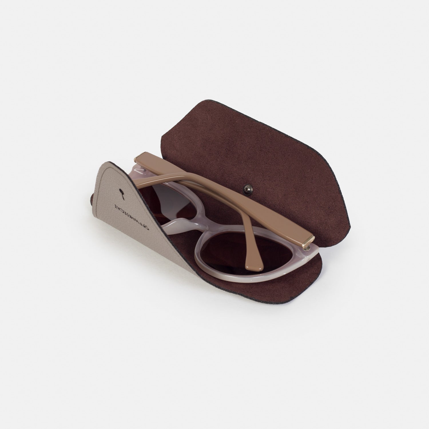 Case Óculos 'Prince' Gray-Off White Cat-