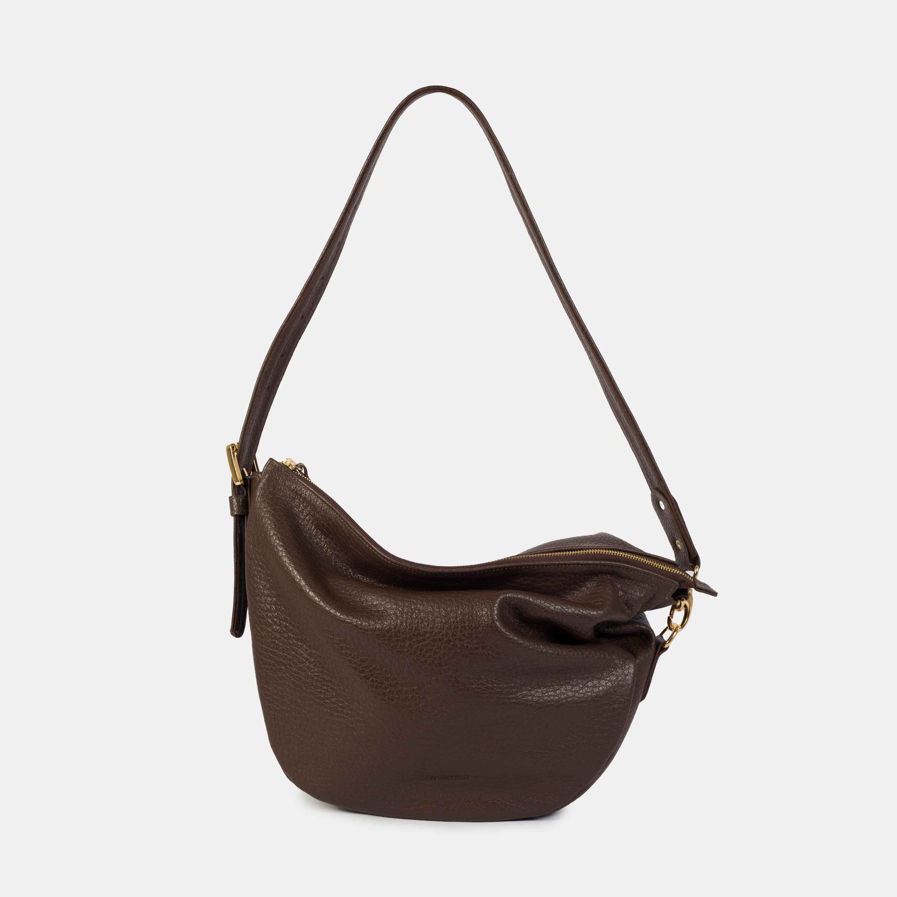 Bolsa 'Zoe' Couro - Espresso