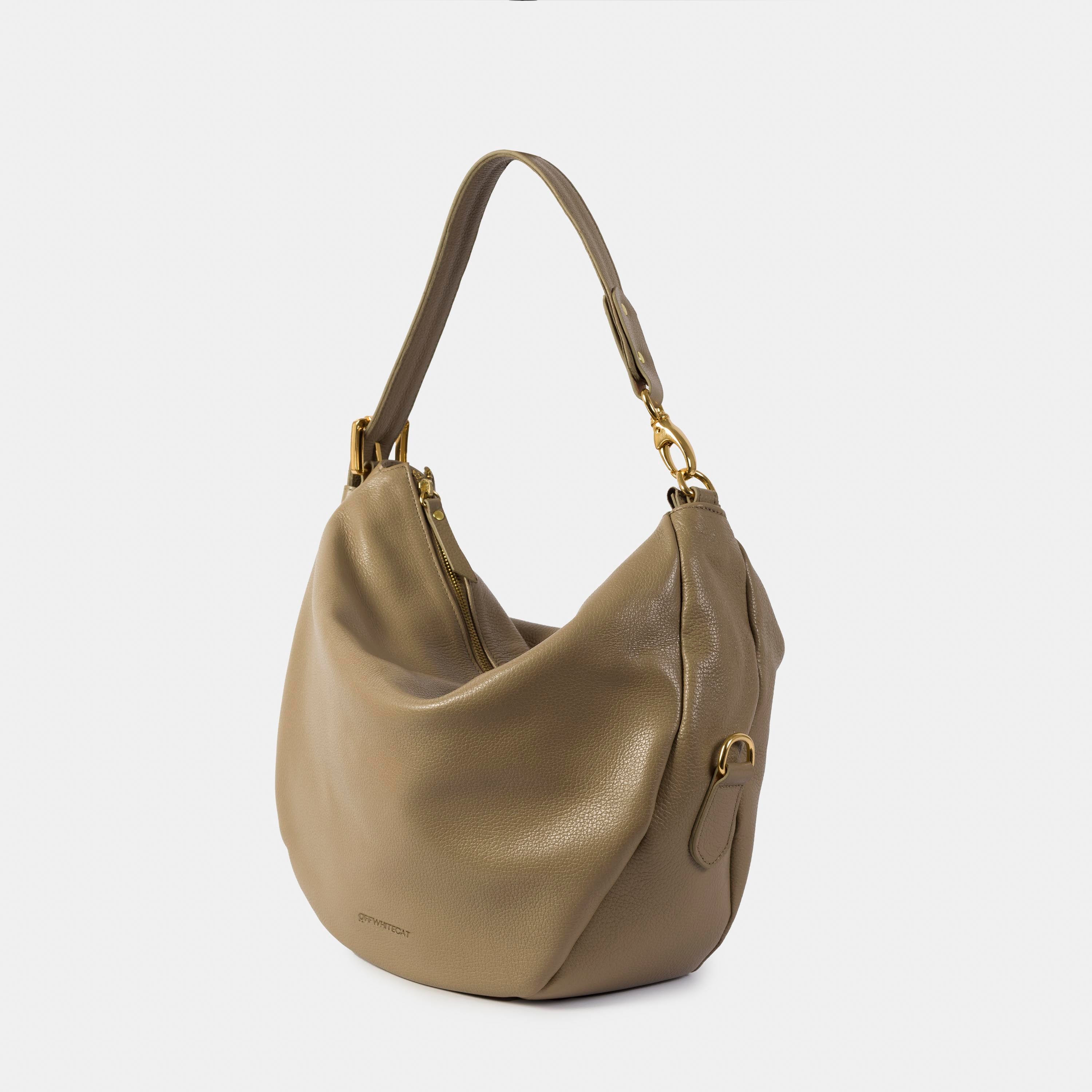 Bolsa 'Zoe' Couro - Oliva