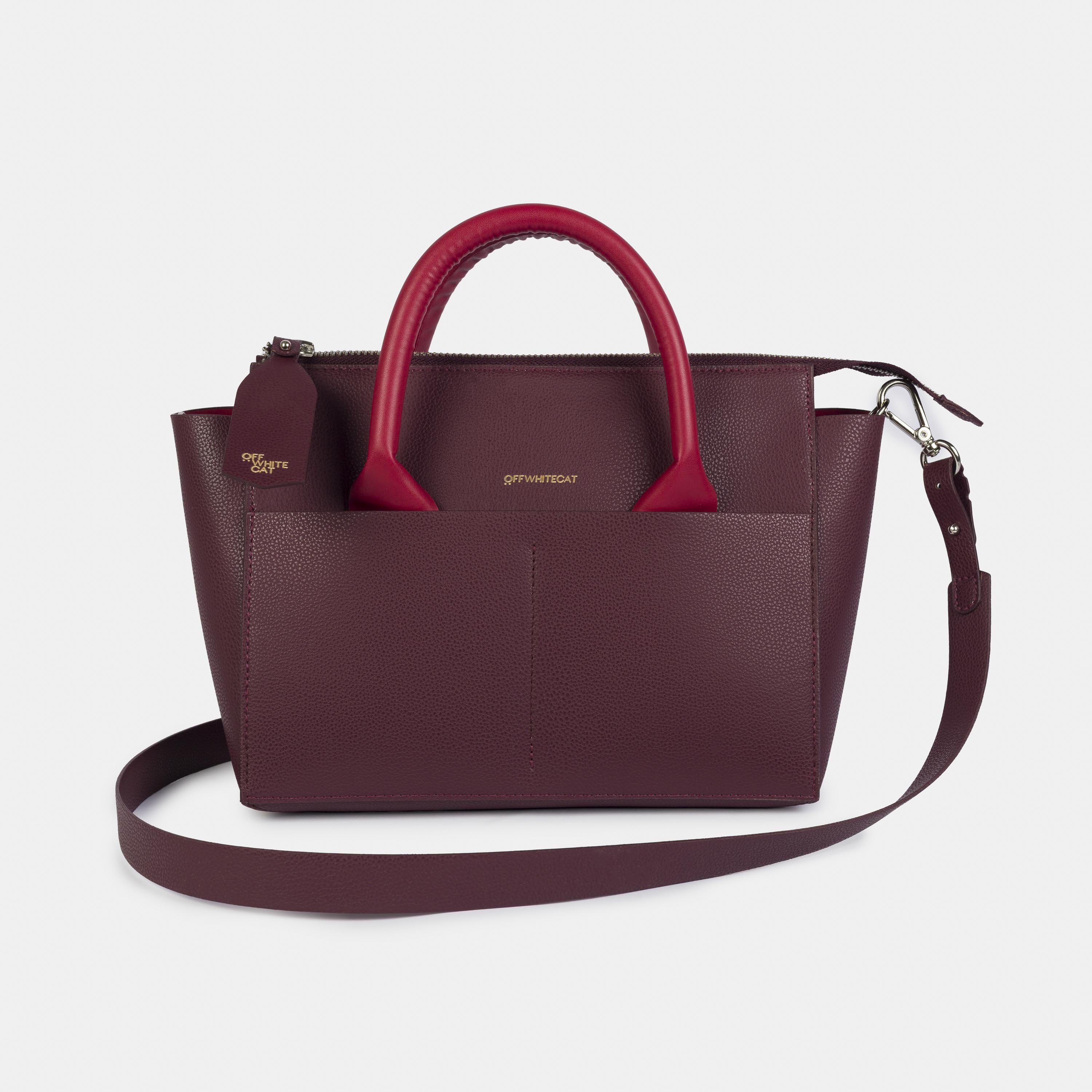Bolsa 'Petit Juno' Bordeaux