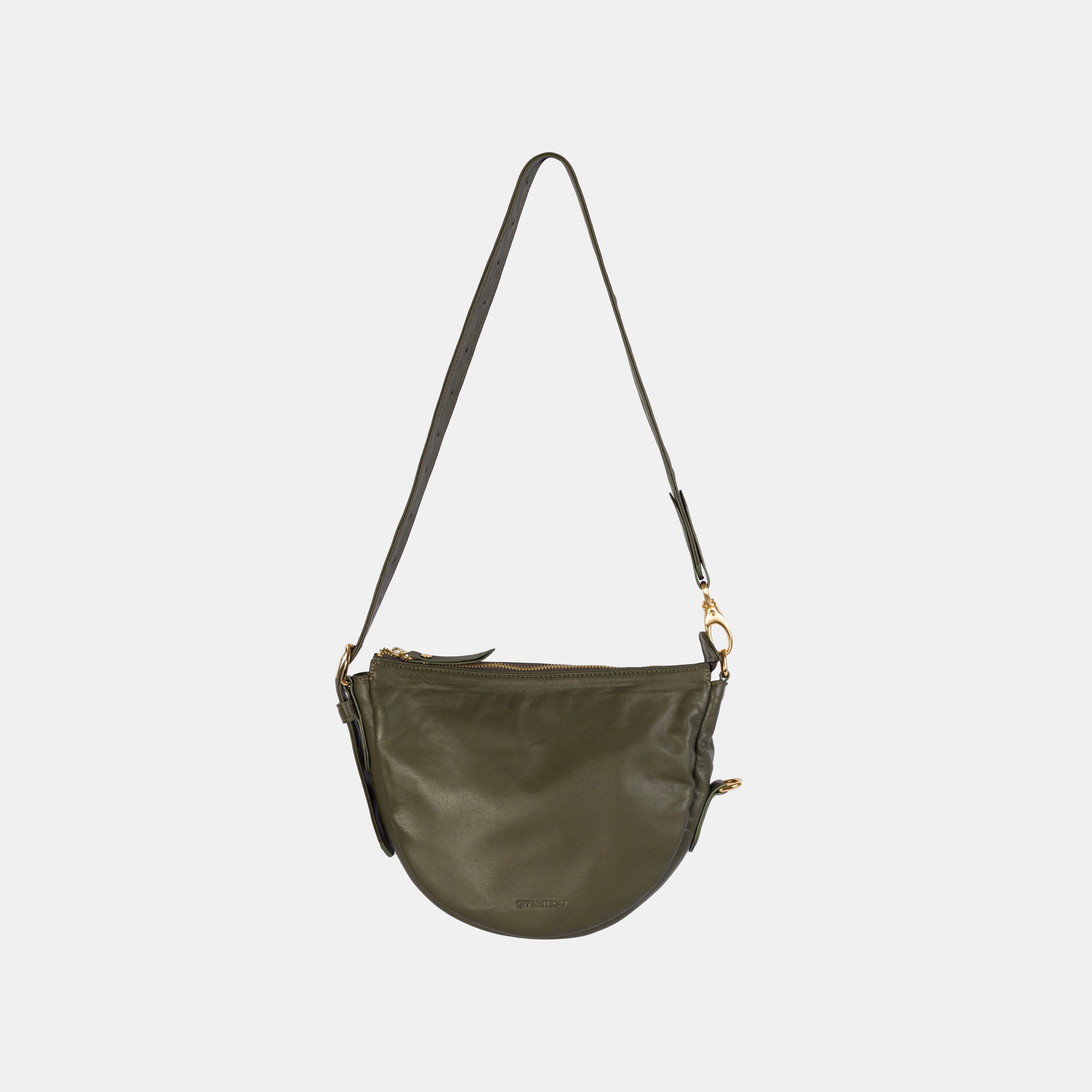 Bolsa 'Mini Zoe' Couro - Army